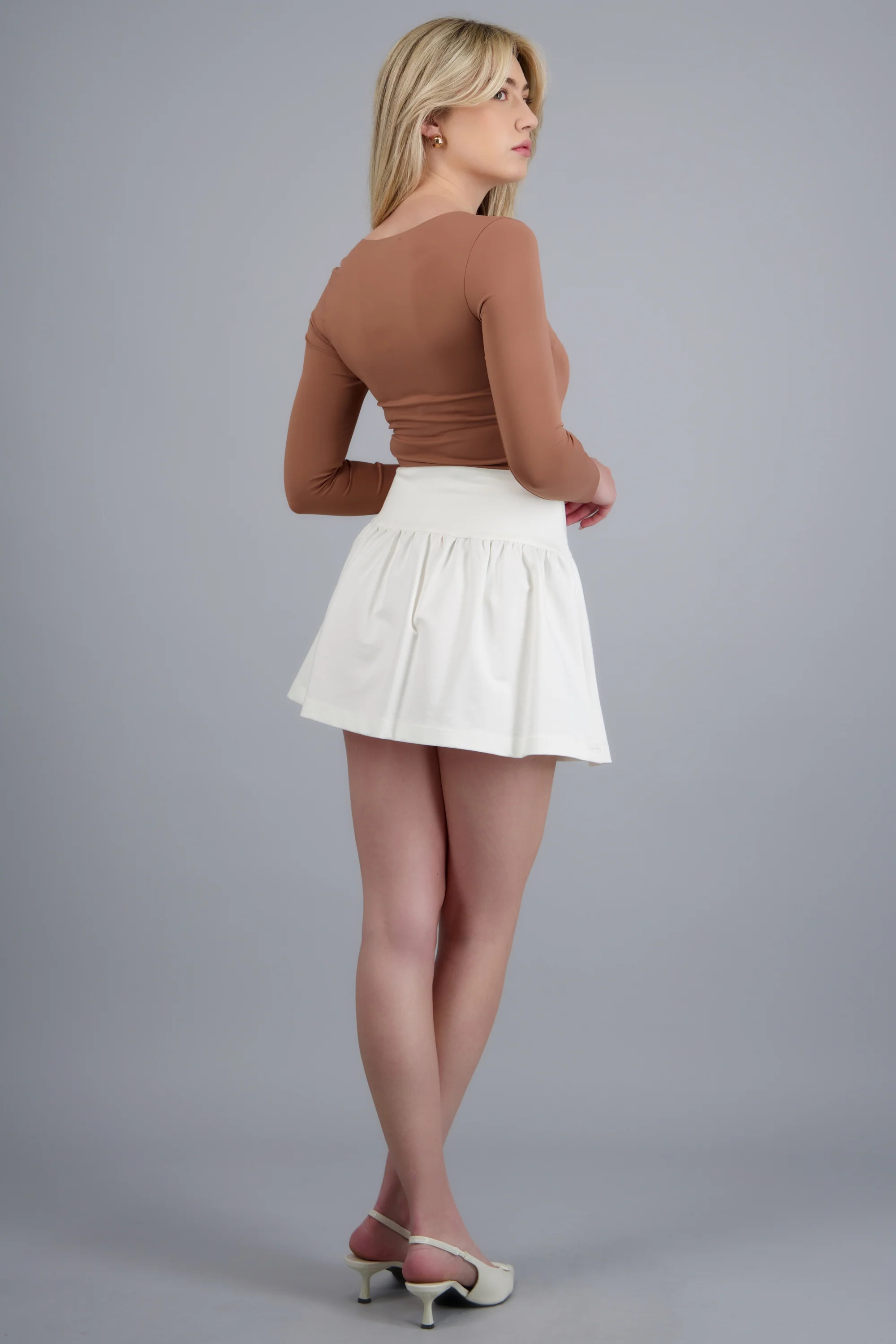 Falda mini tacto suave - Image 4