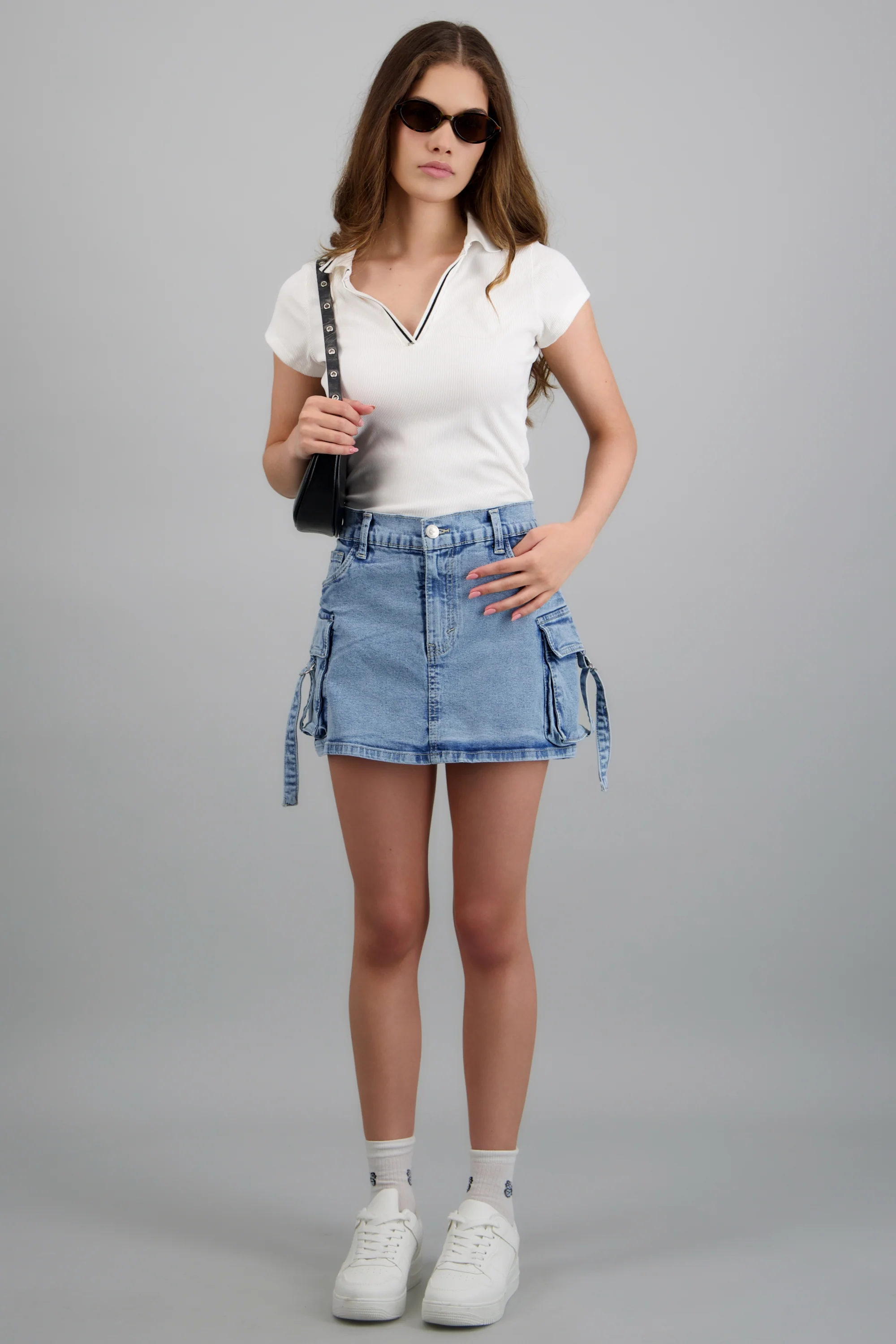 FALDA SHORT CARGO TIRAS - Image 3