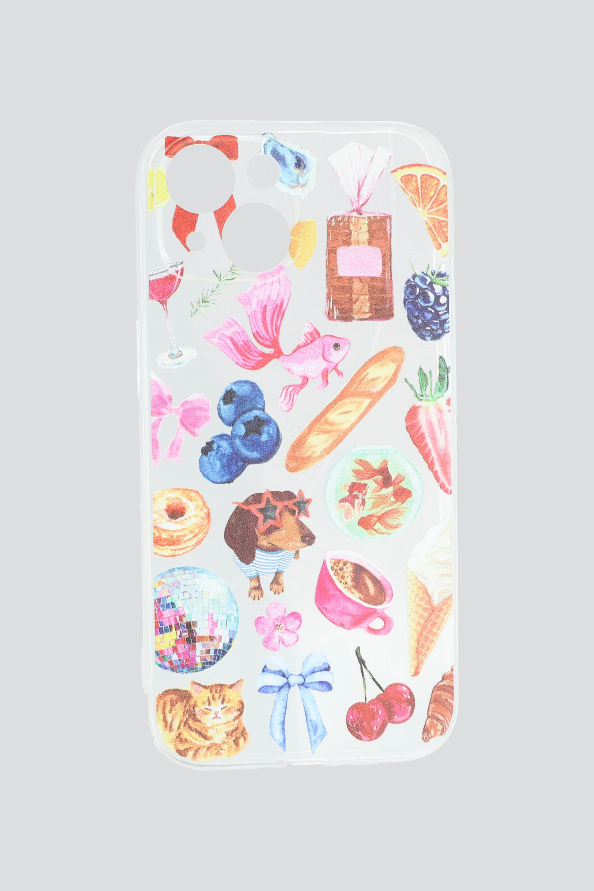 Funda iph 15 multi stickers