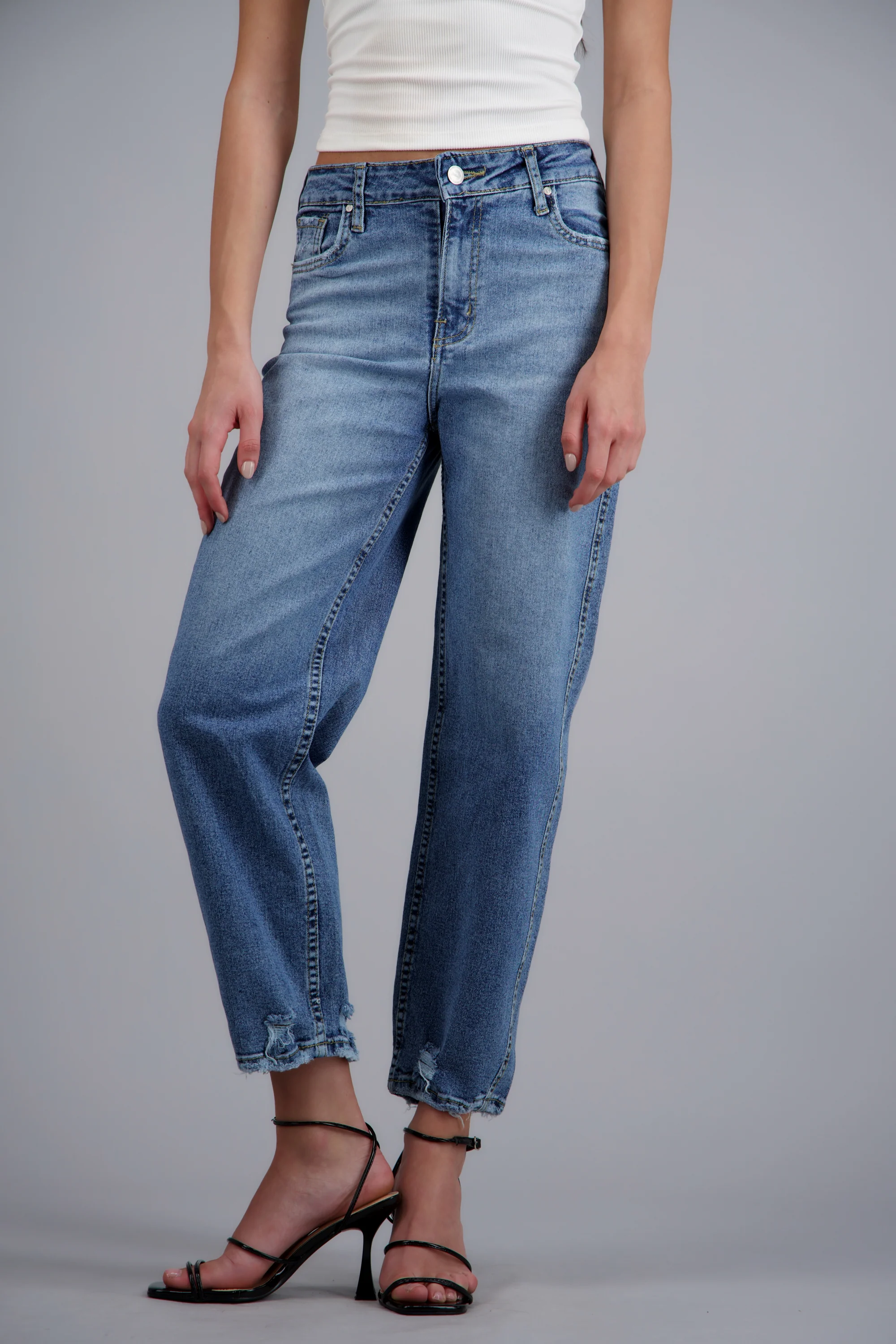 Jeans barrel mid rise - Image 2