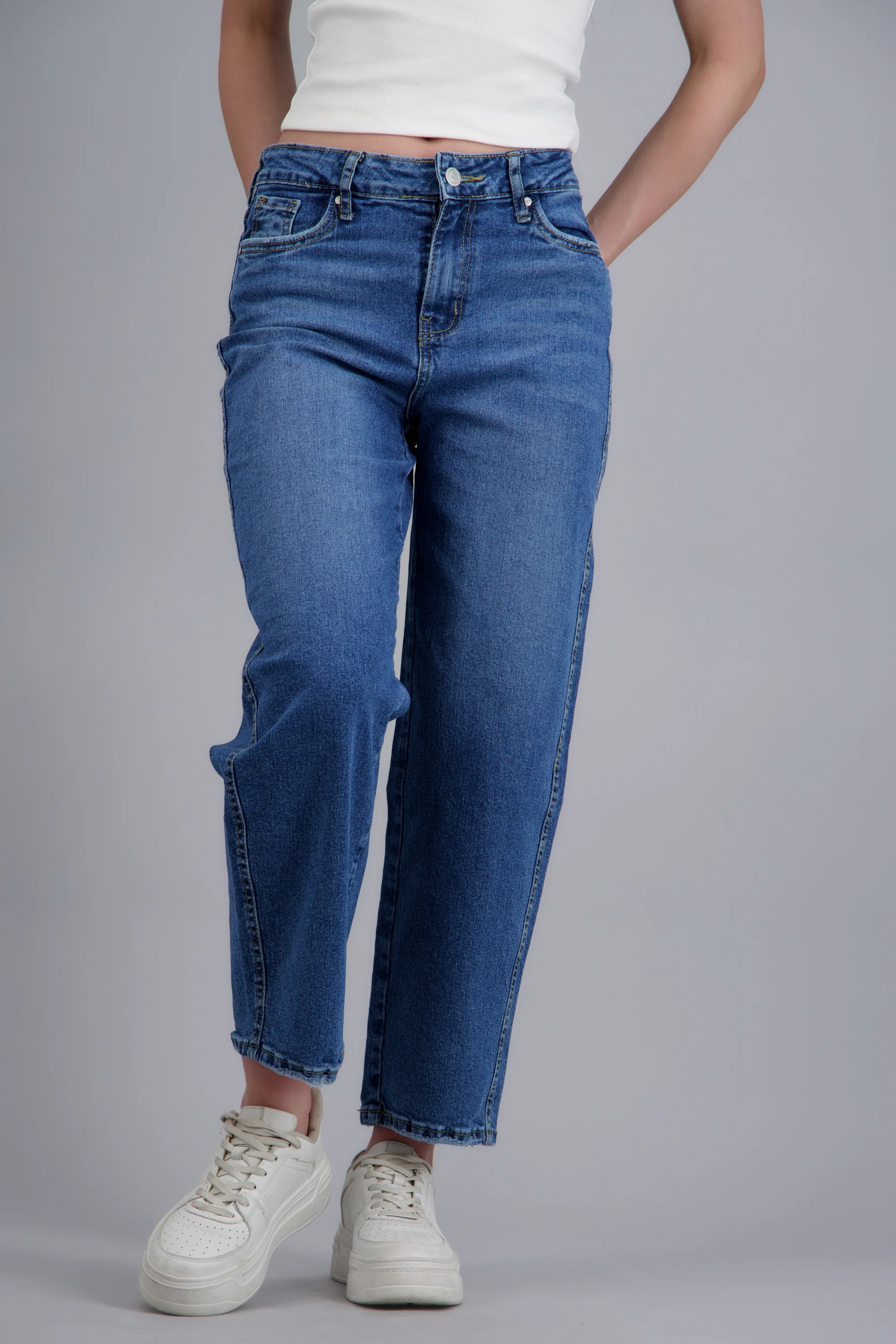 Jeans barrel mid rise - Image 2