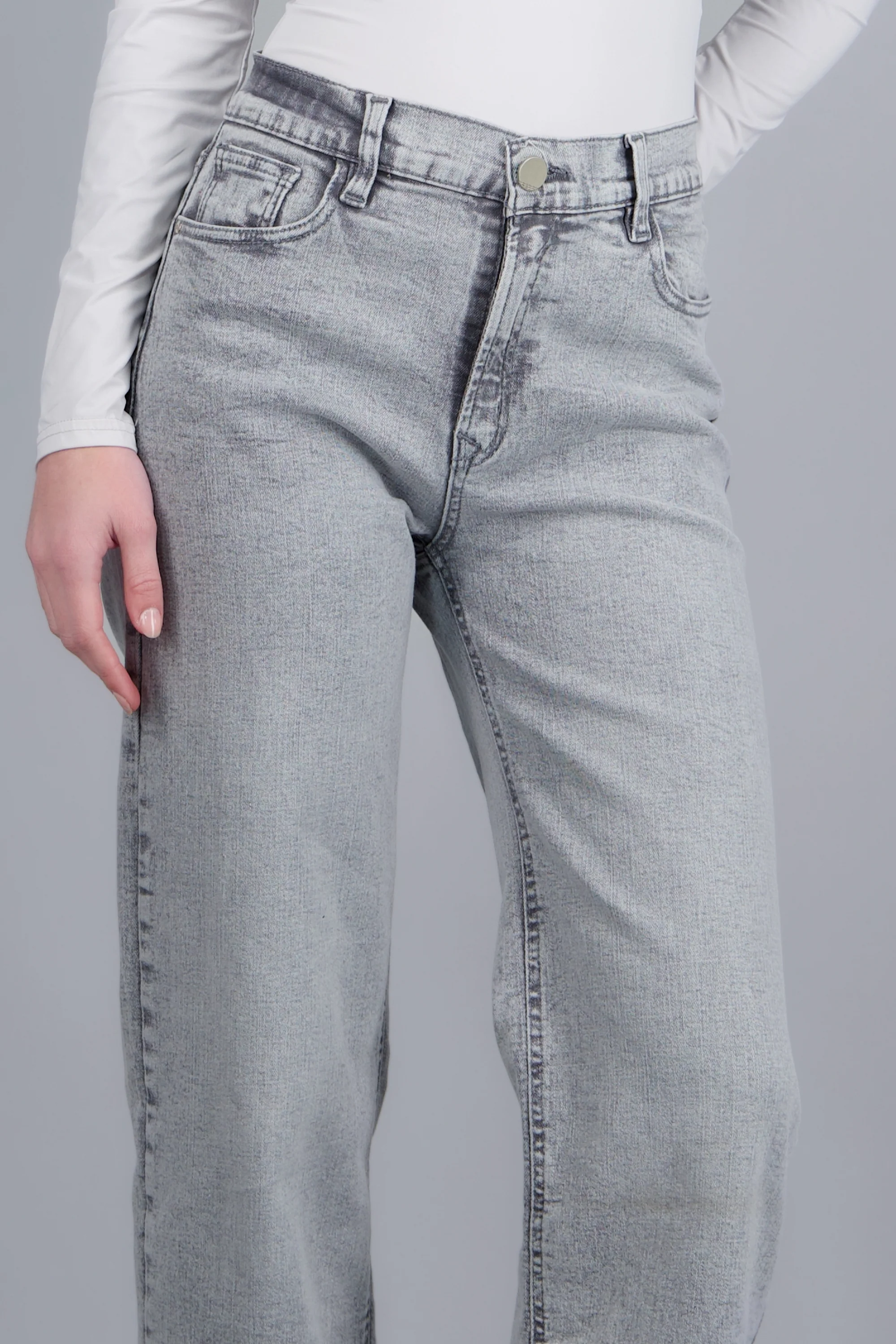 Jeans básicos wide leg - Image 5