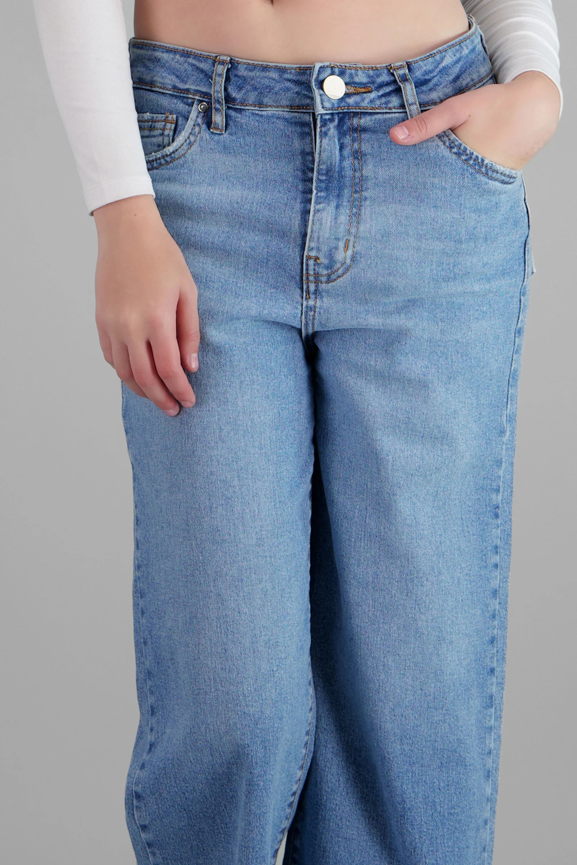 Jeans cropped mid rise - Image 5