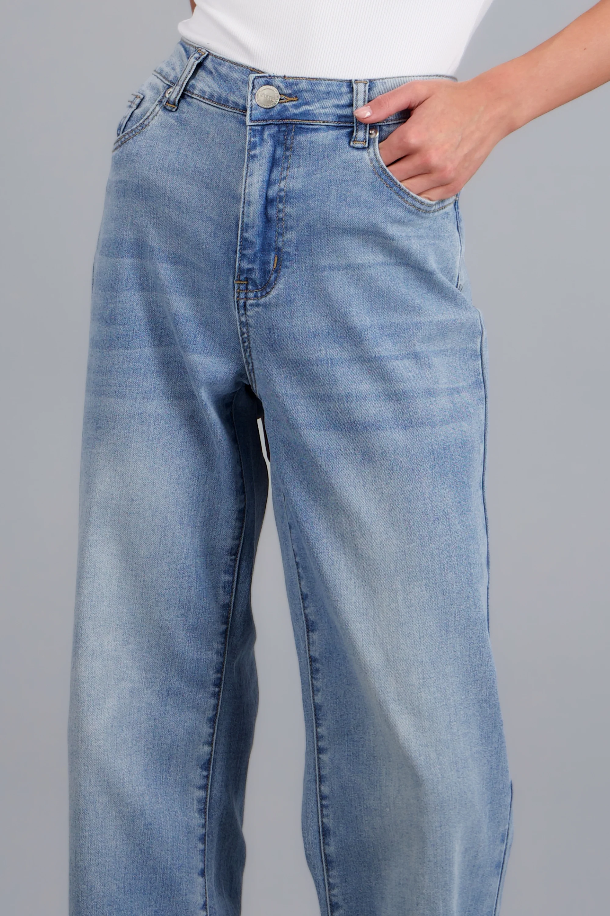 Jeans straight estrella animal print - Image 5