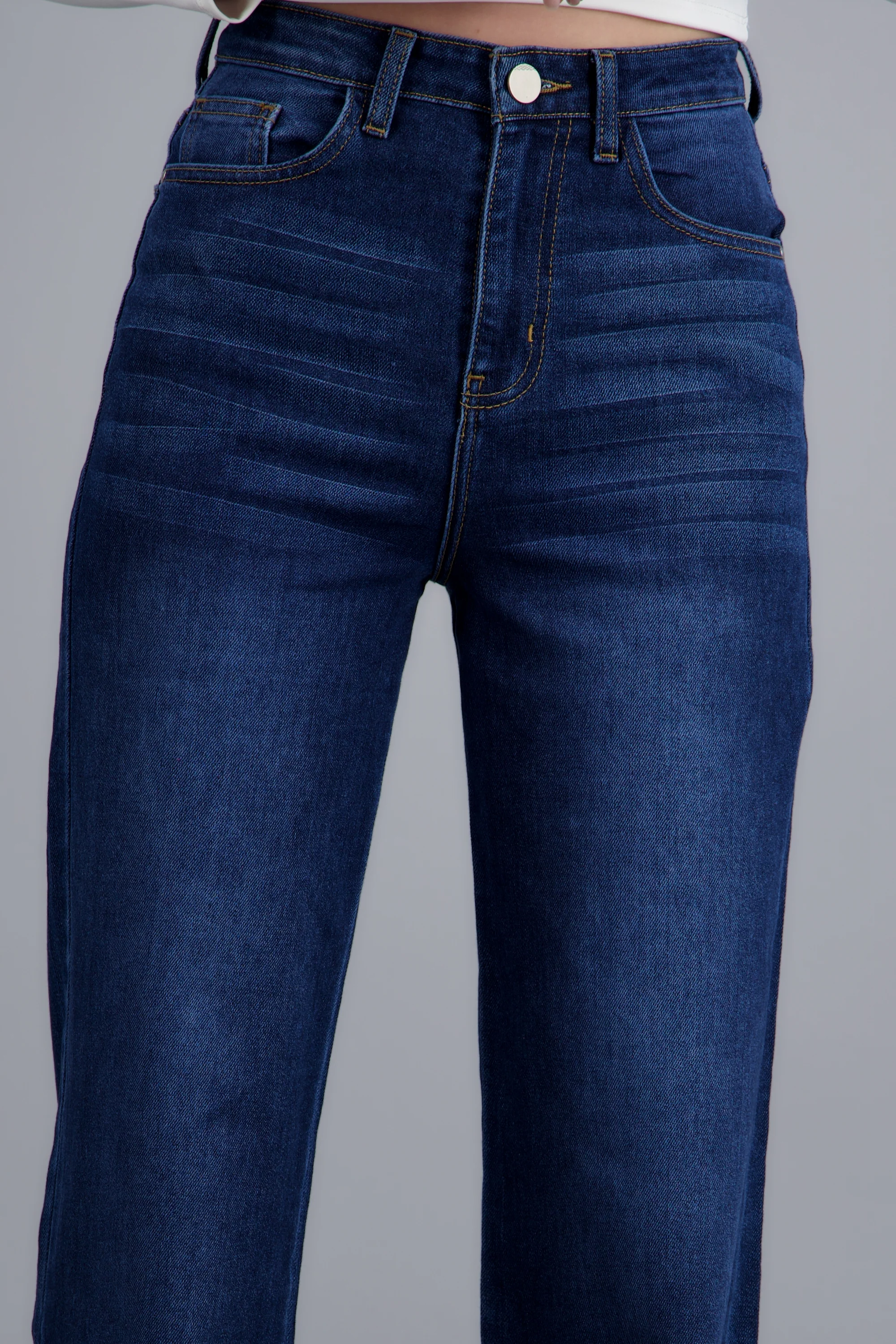 Jeans wide leg desgaste - Image 5