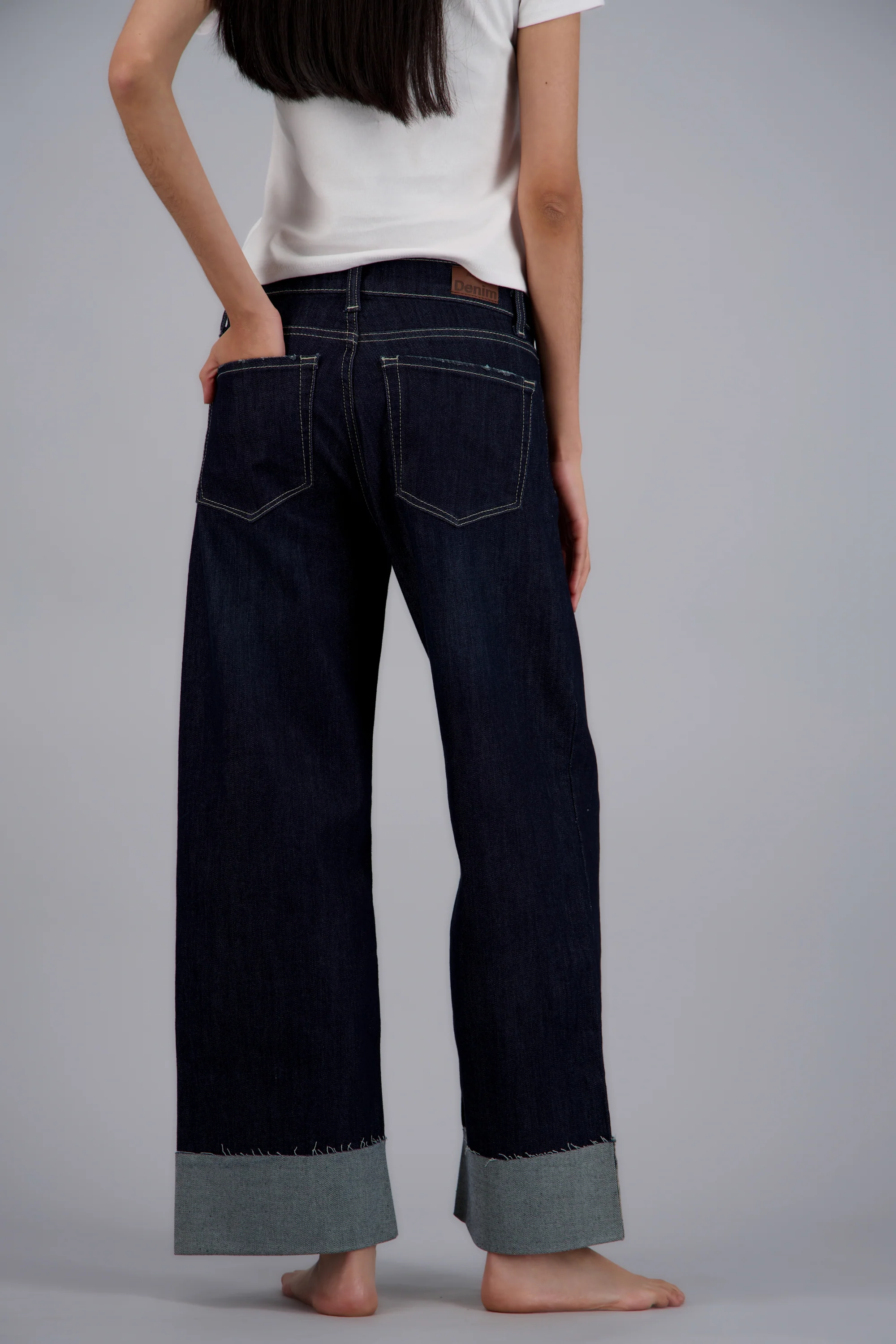 Jeans wide leg dobladillo - Image 3