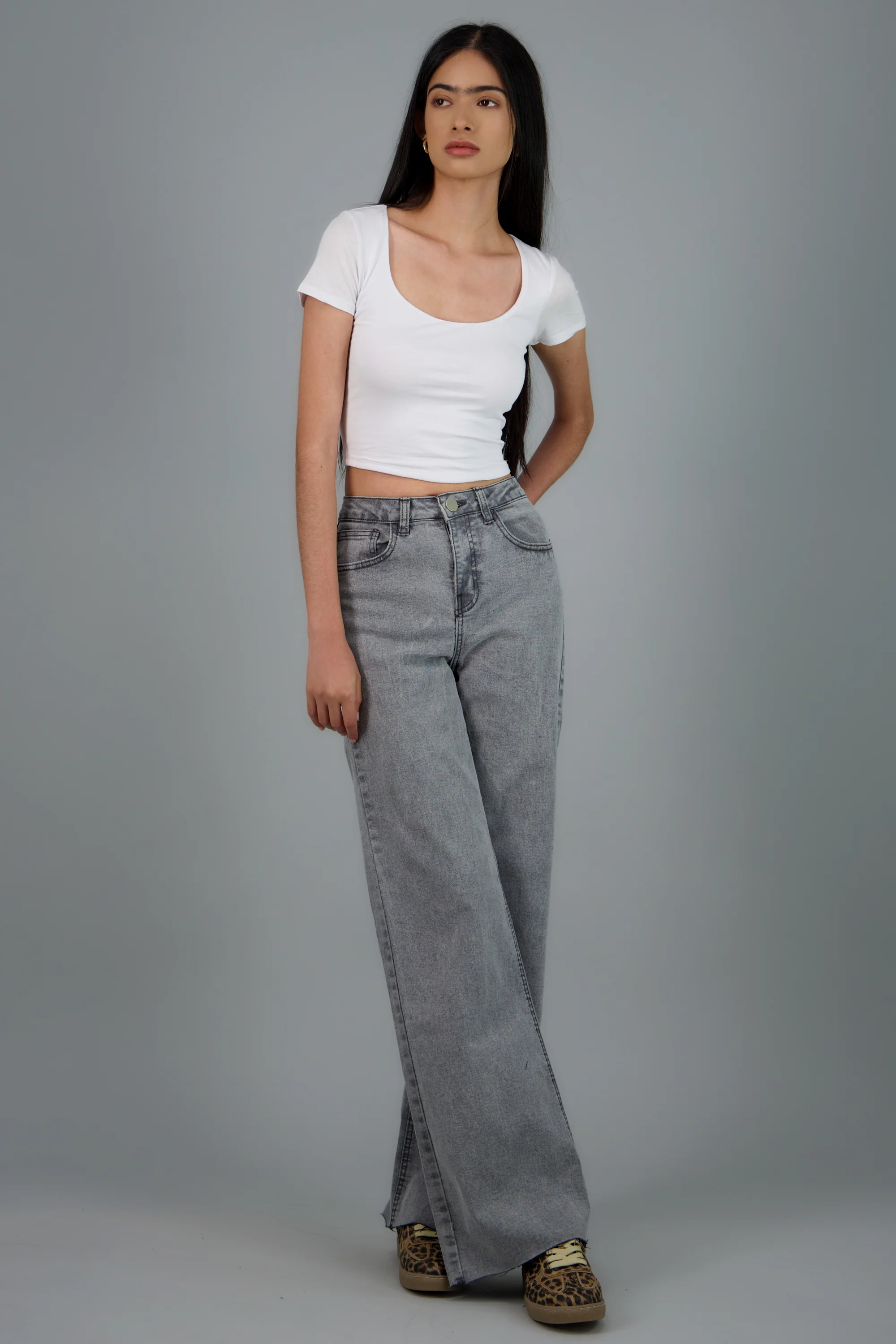 Jeans wide leg confort - Image 2