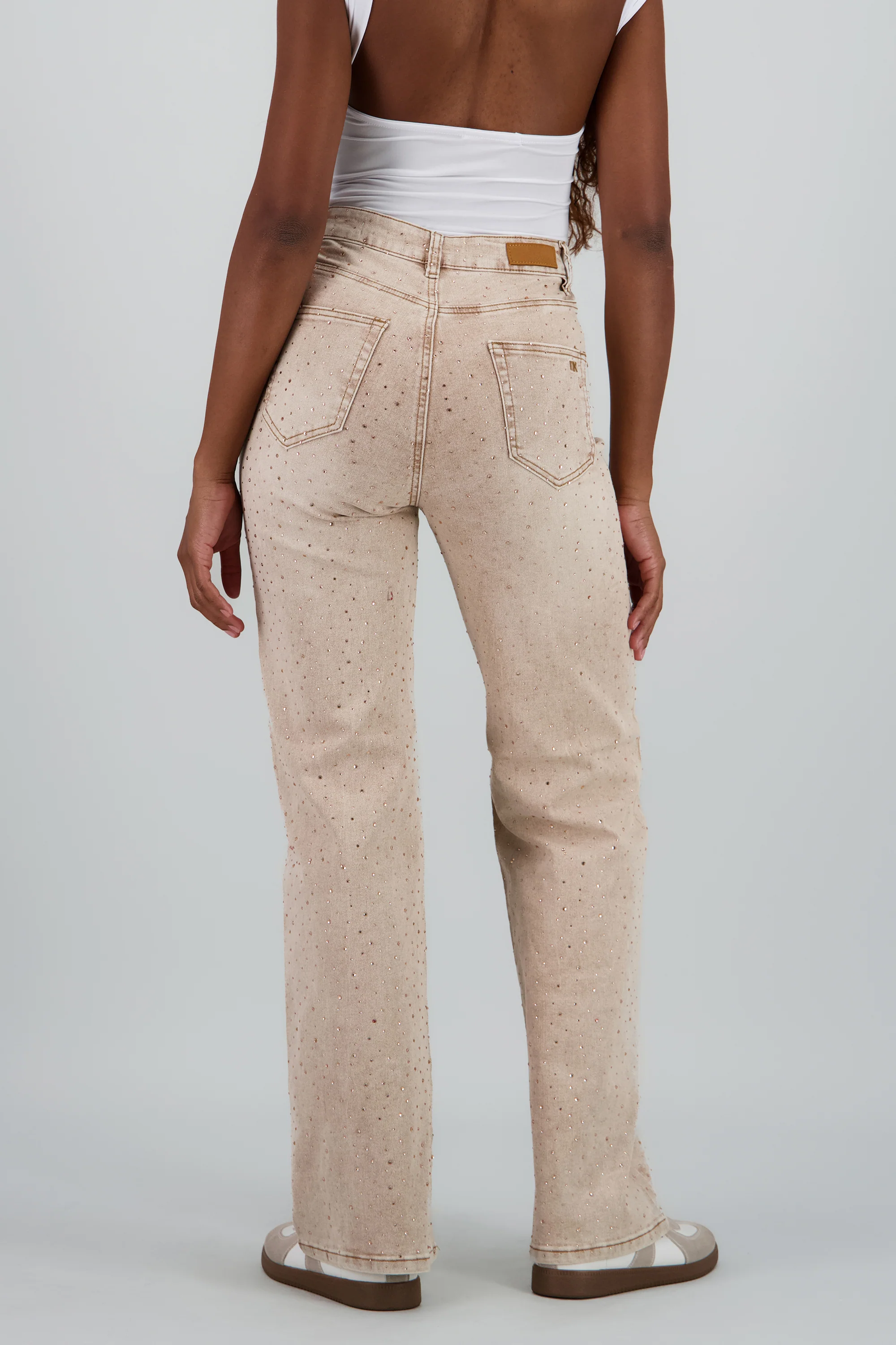 Jeans wide leg entintados brillo - Image 4