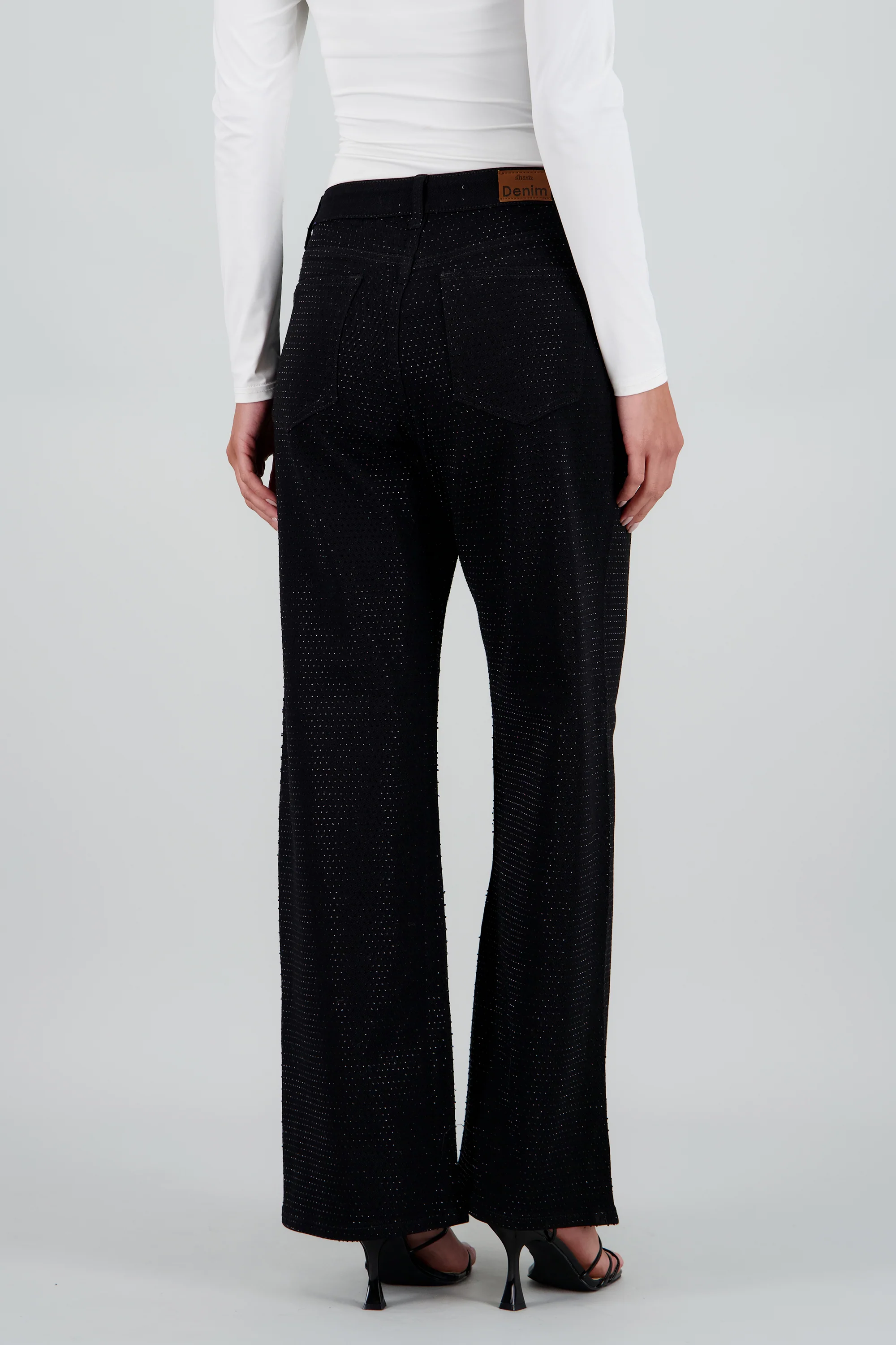 Jeans wide leg full brillo - Image 4