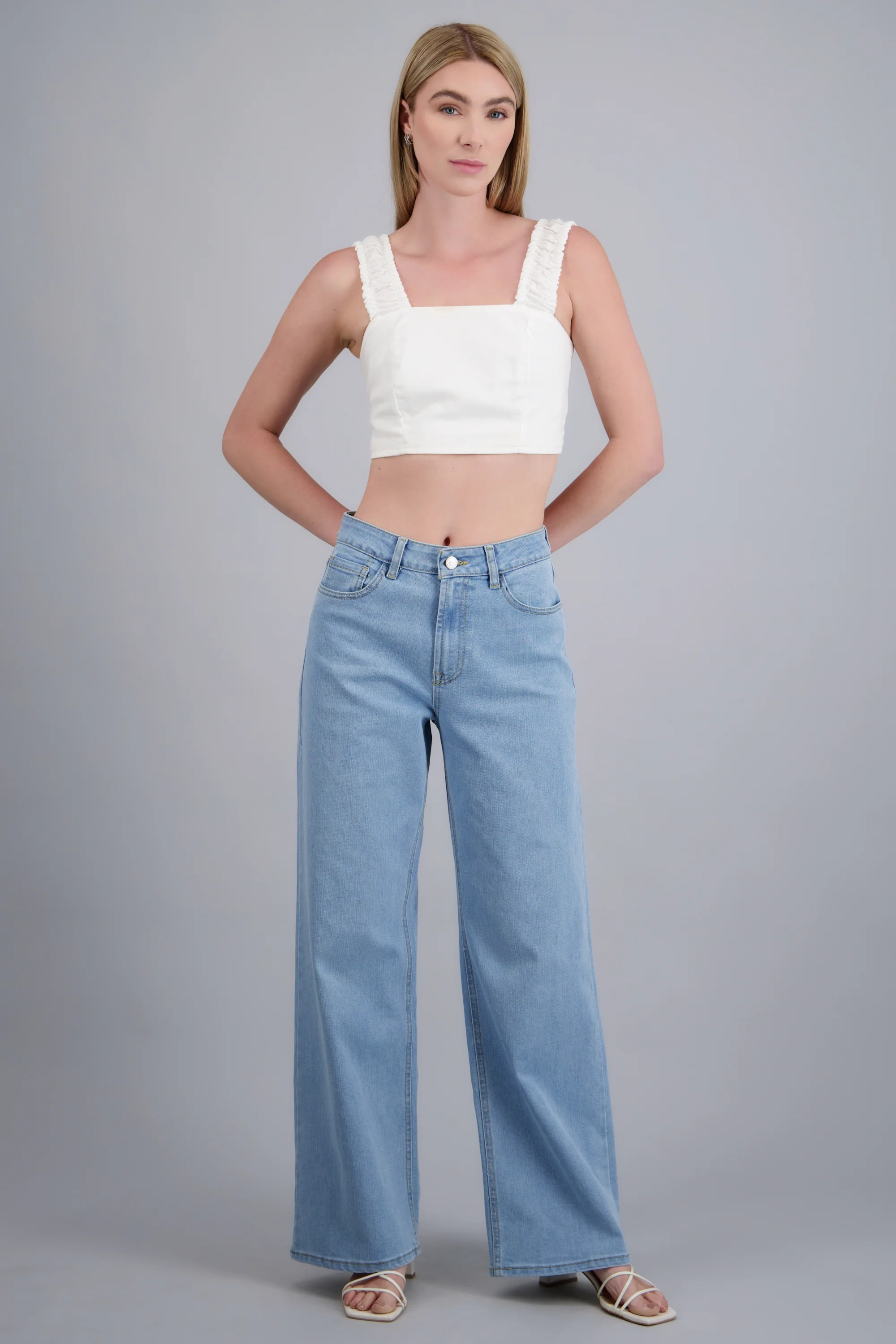 JEANS WIDE LEG ULTRA CONFORT - Image 3