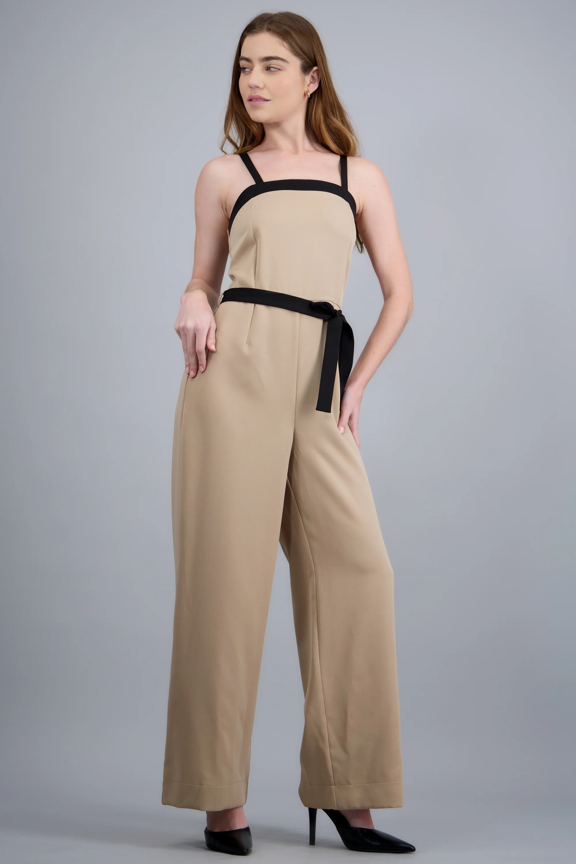 Jumpsuit con contraste en tirantes - Image 2