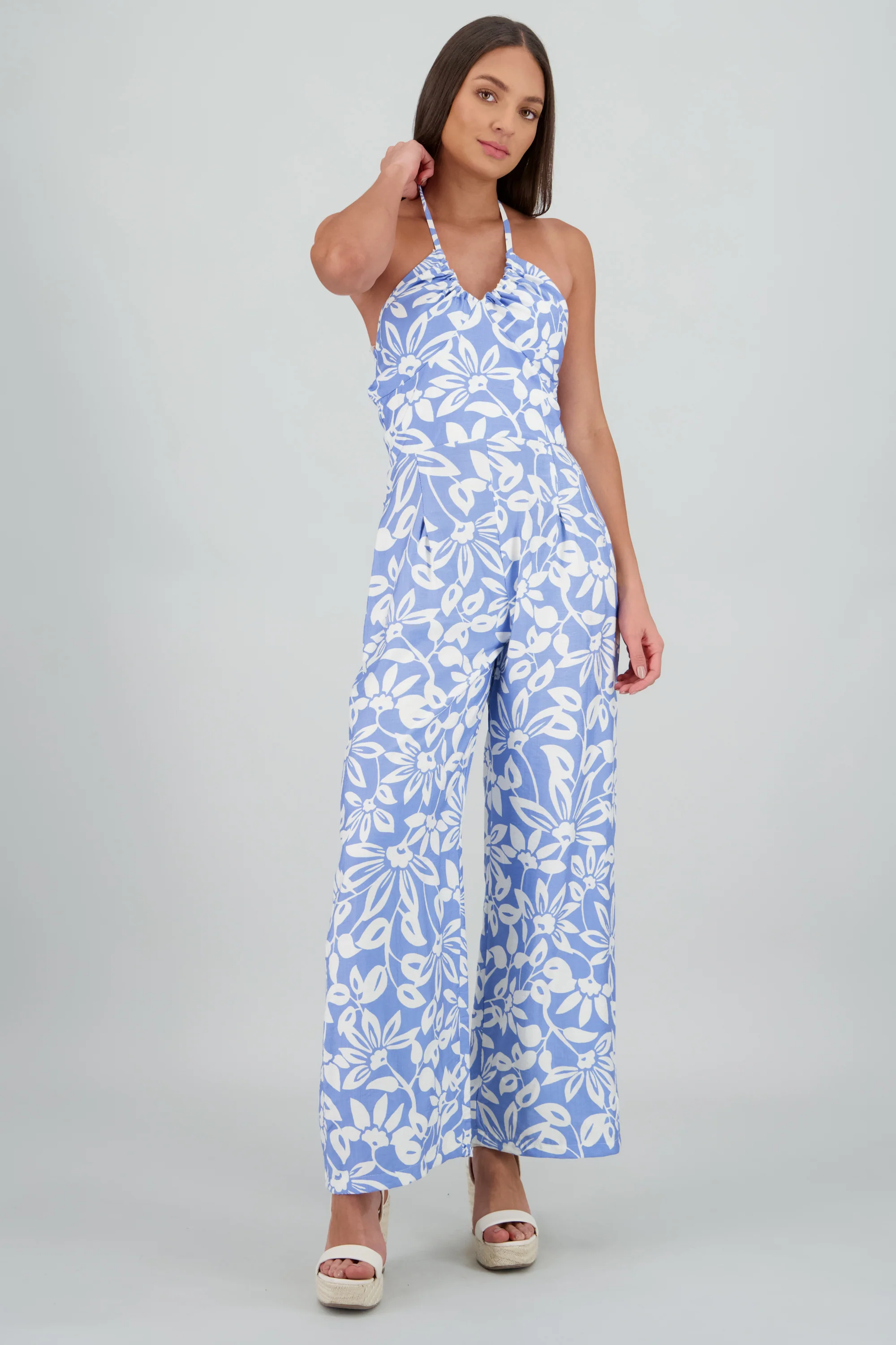 Jumpsuit halter detalle estampado - Image 2
