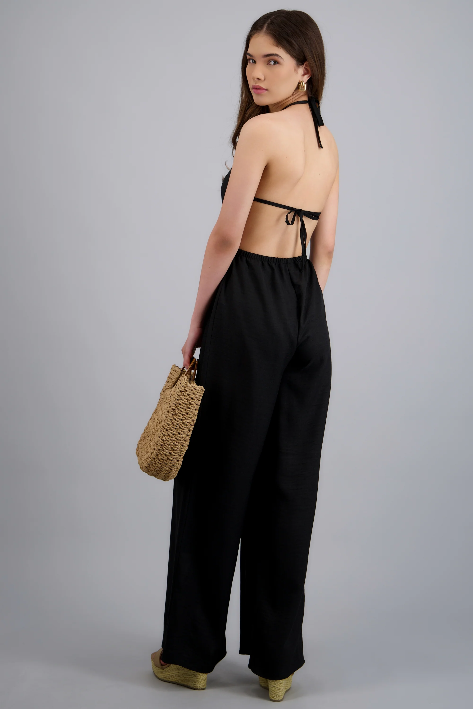 Jumpsuit halter escote espalda - Image 4