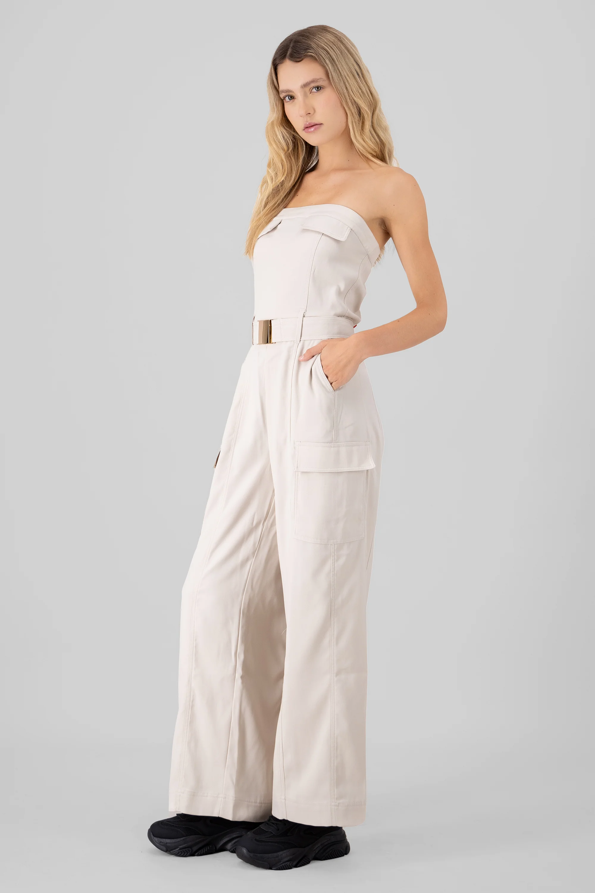 Jumpsuit liso cargo - Image 3
