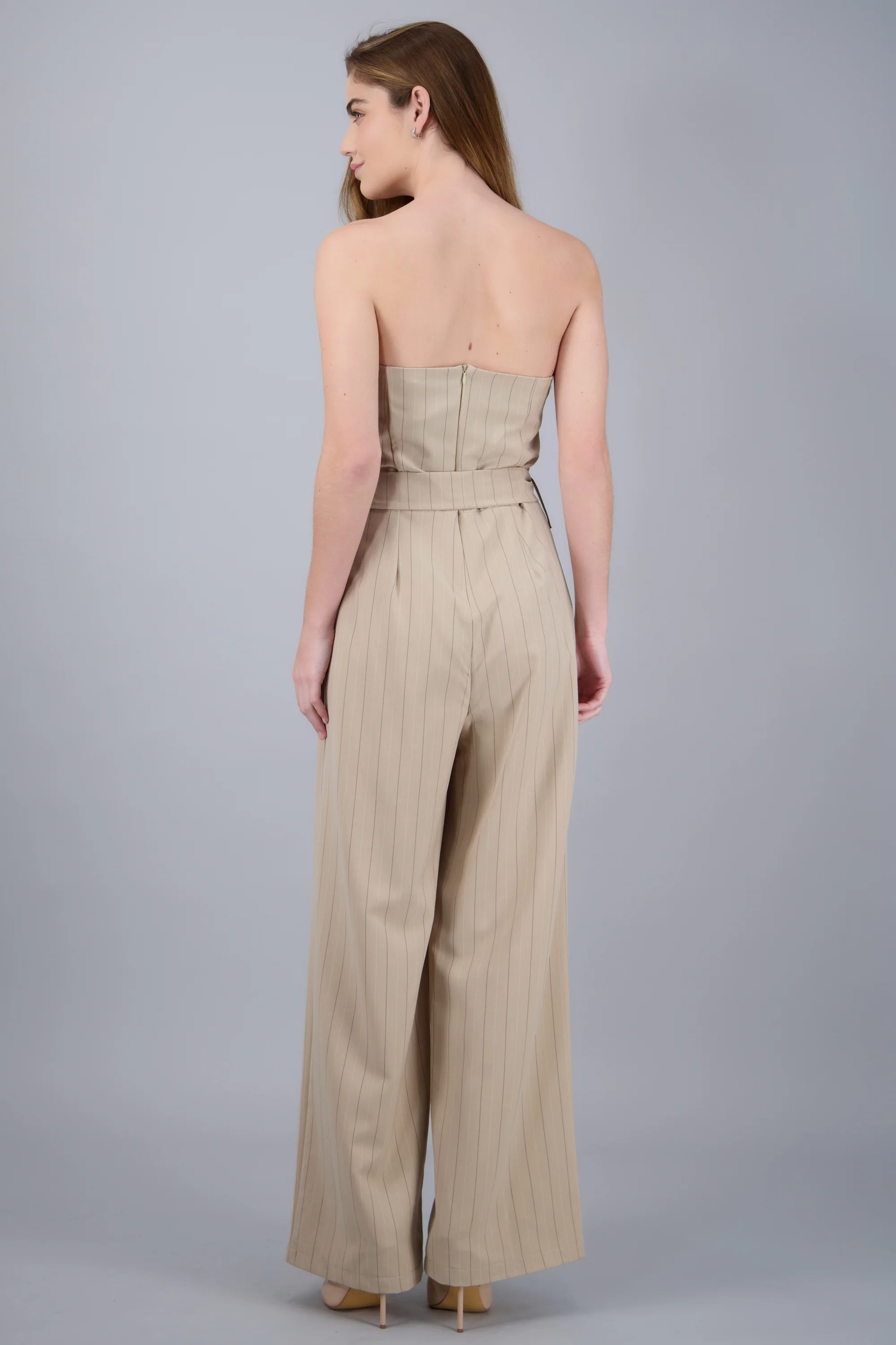 Jumpsuit rayas strapless - Image 4