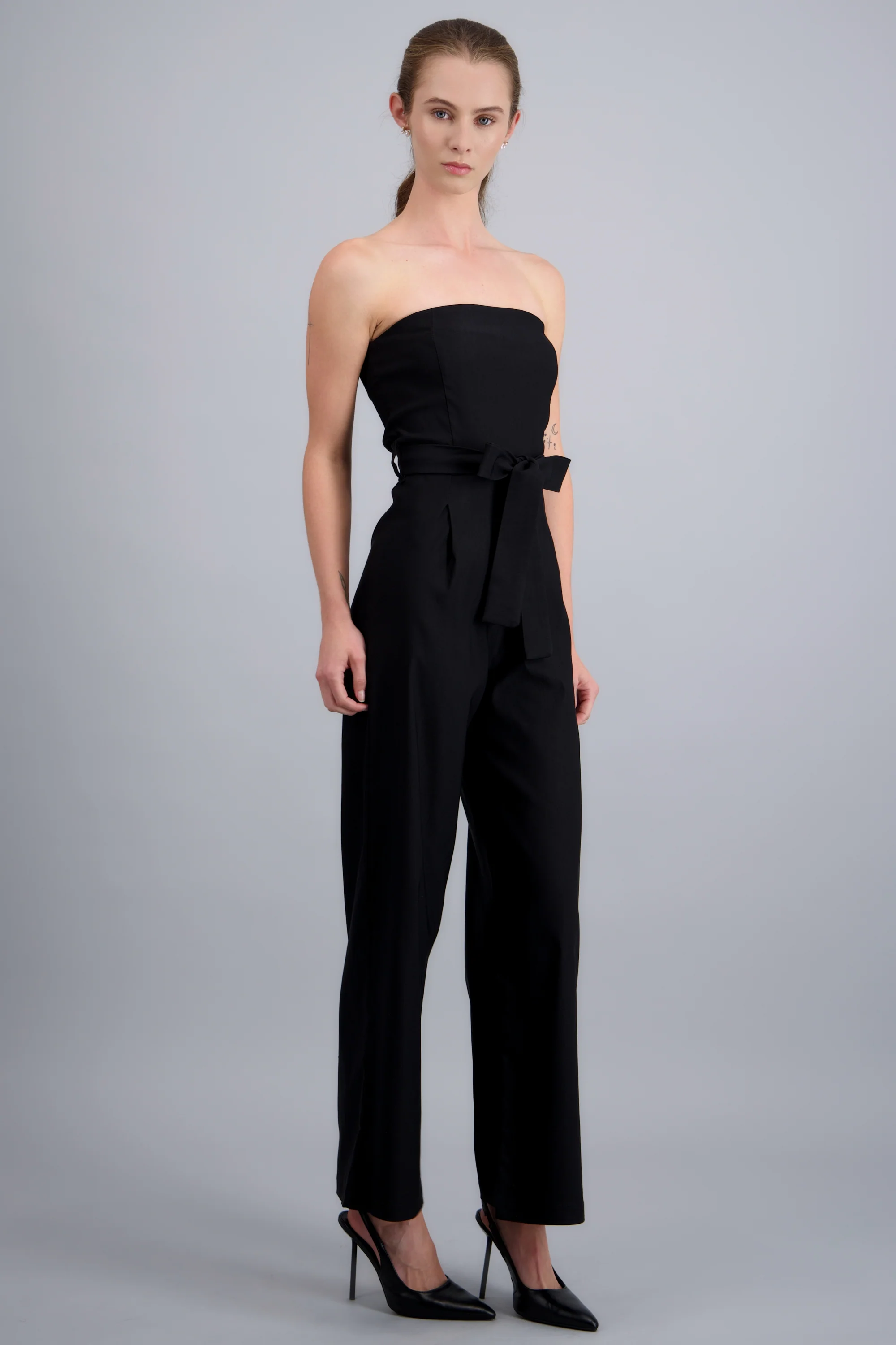 Jumpsuit strapless con cinto - Image 2