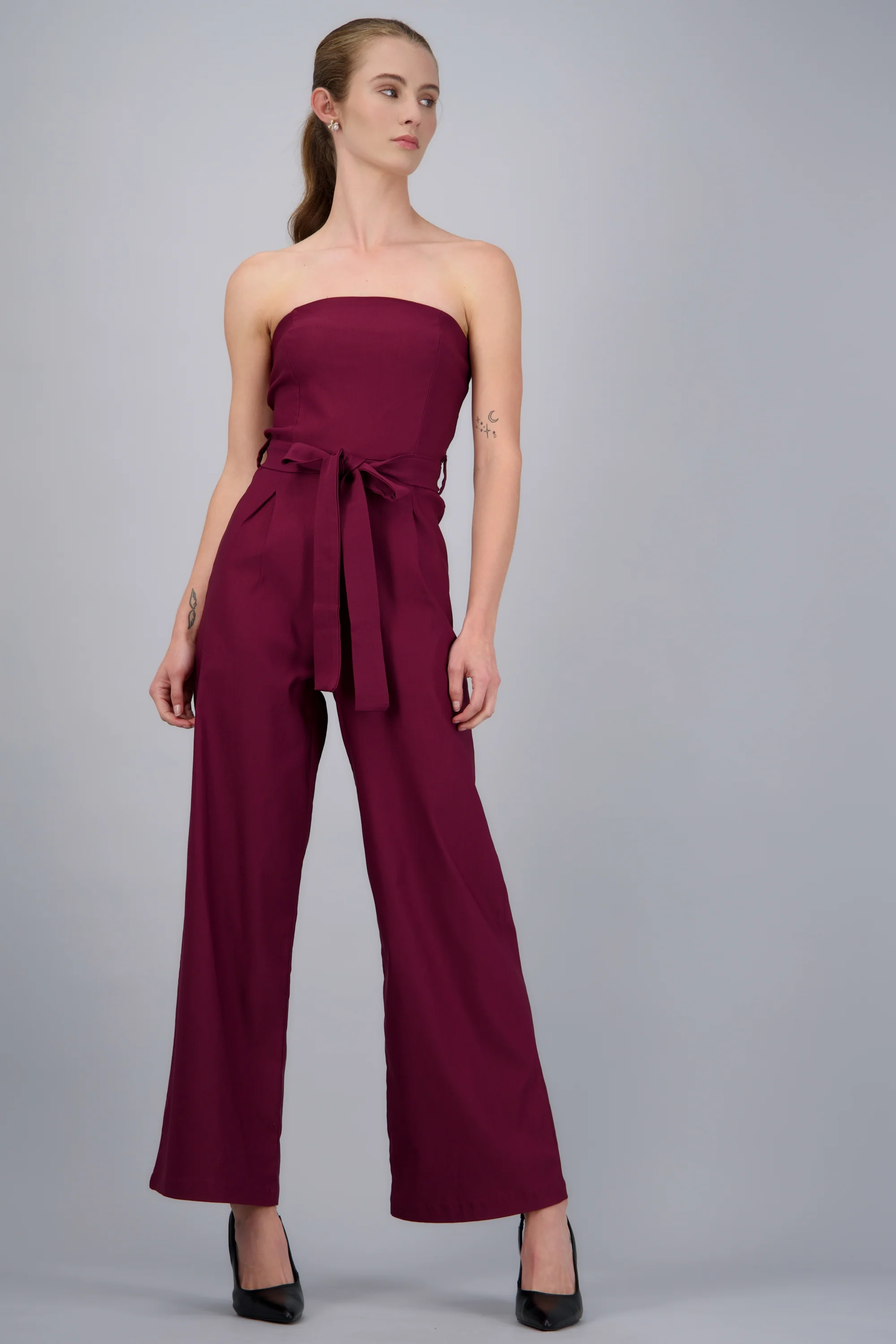 Jumpsuit strapless con cinto - Image 3