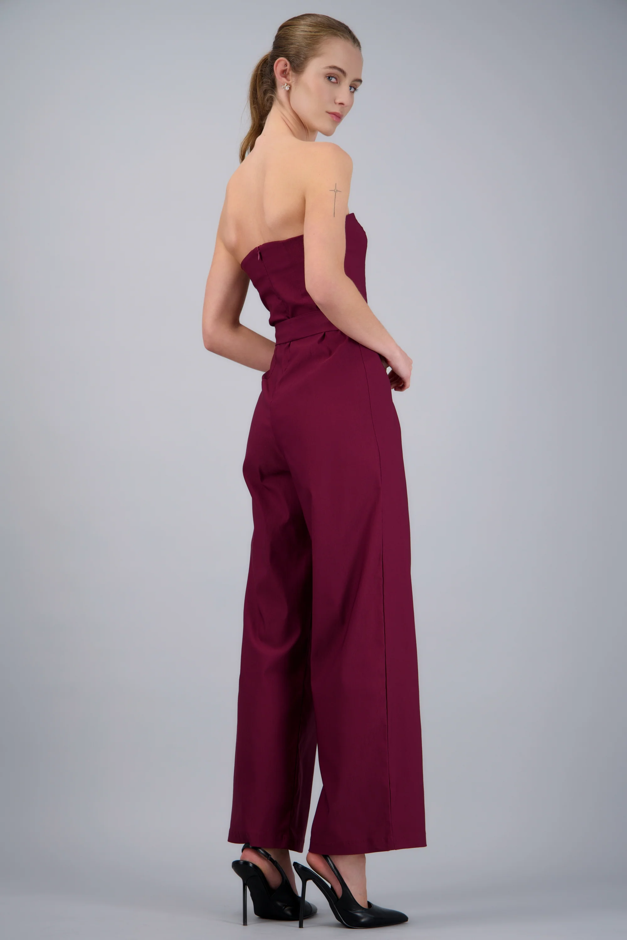 Jumpsuit strapless con cinto - Image 4