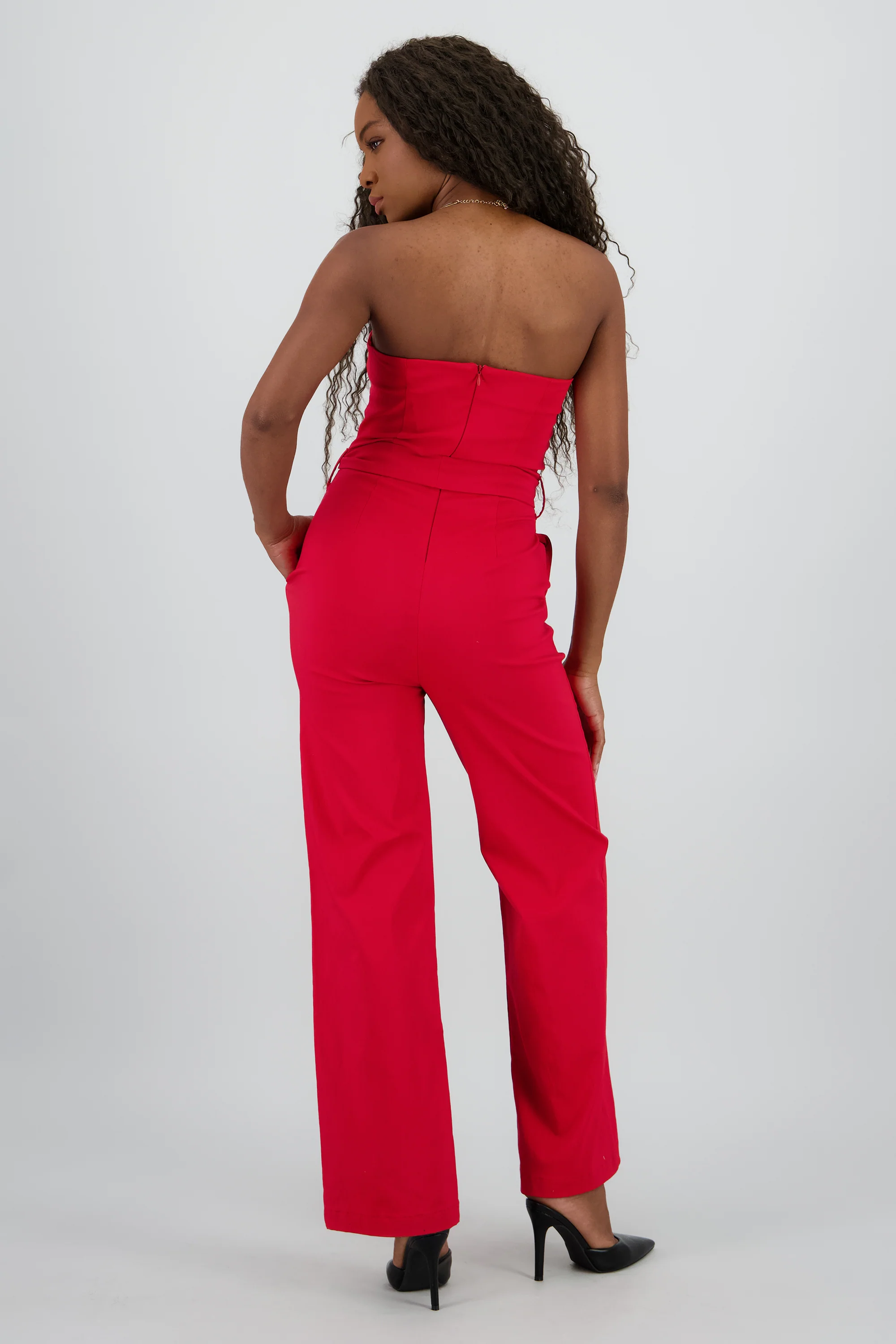 JUMPSUIT STRAPLESS DET CINTURON - Image 4