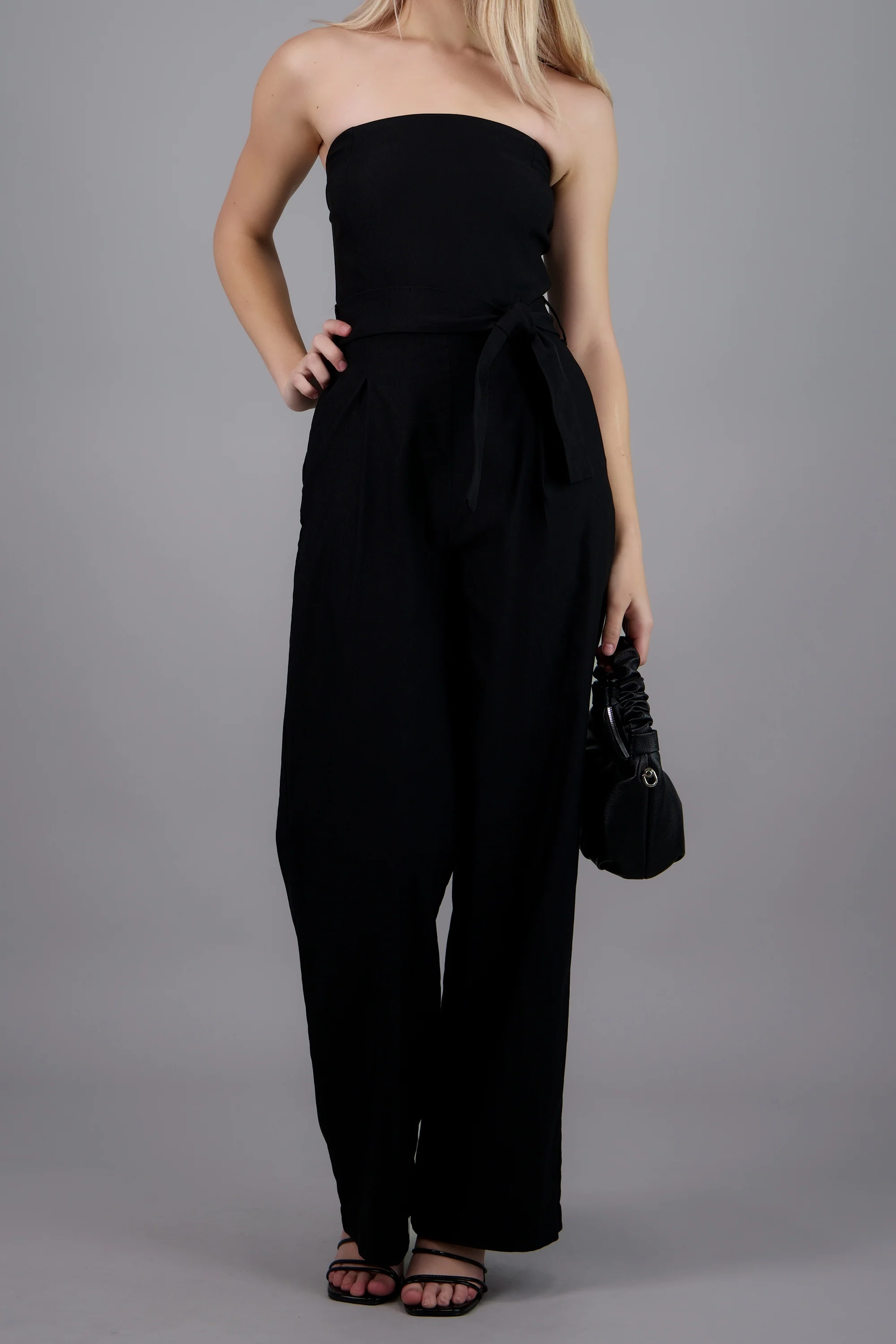 JUMPSUIT STRAPLESS DET CINTURON - Image 5
