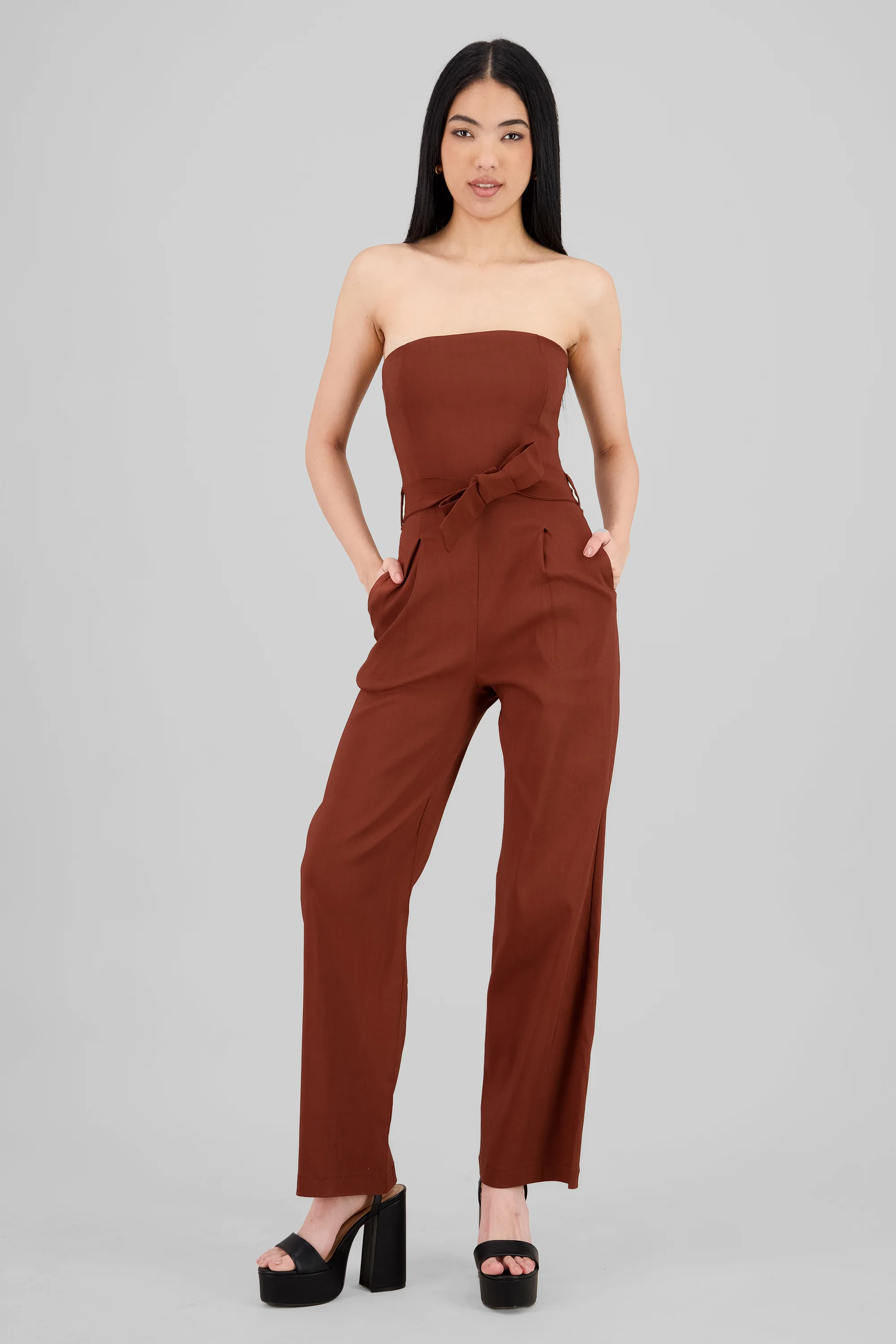 JUMPSUIT STRAPLESS DET CINTURON - Image 2