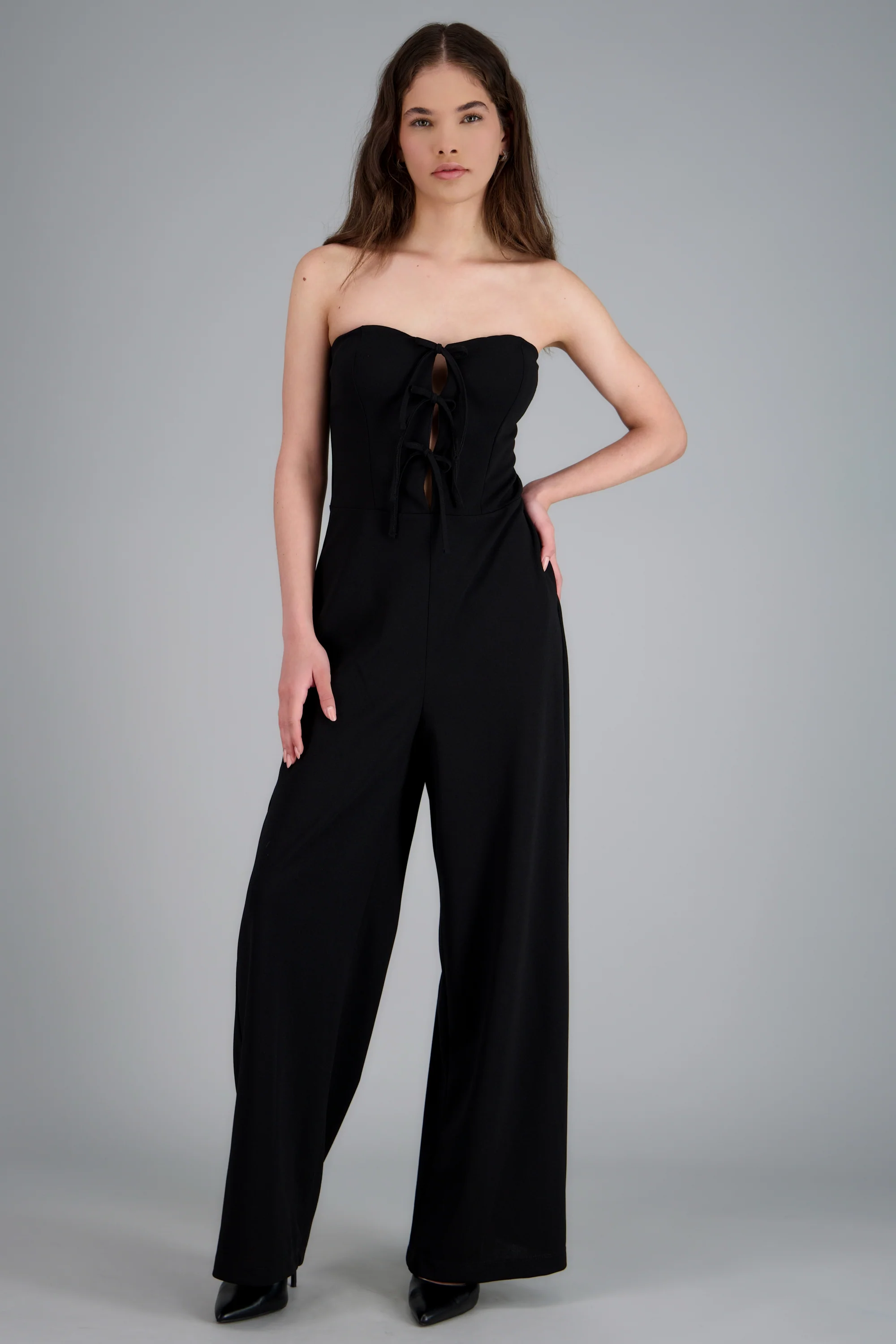 Jumpsuit strapples detalle moños - Image 2
