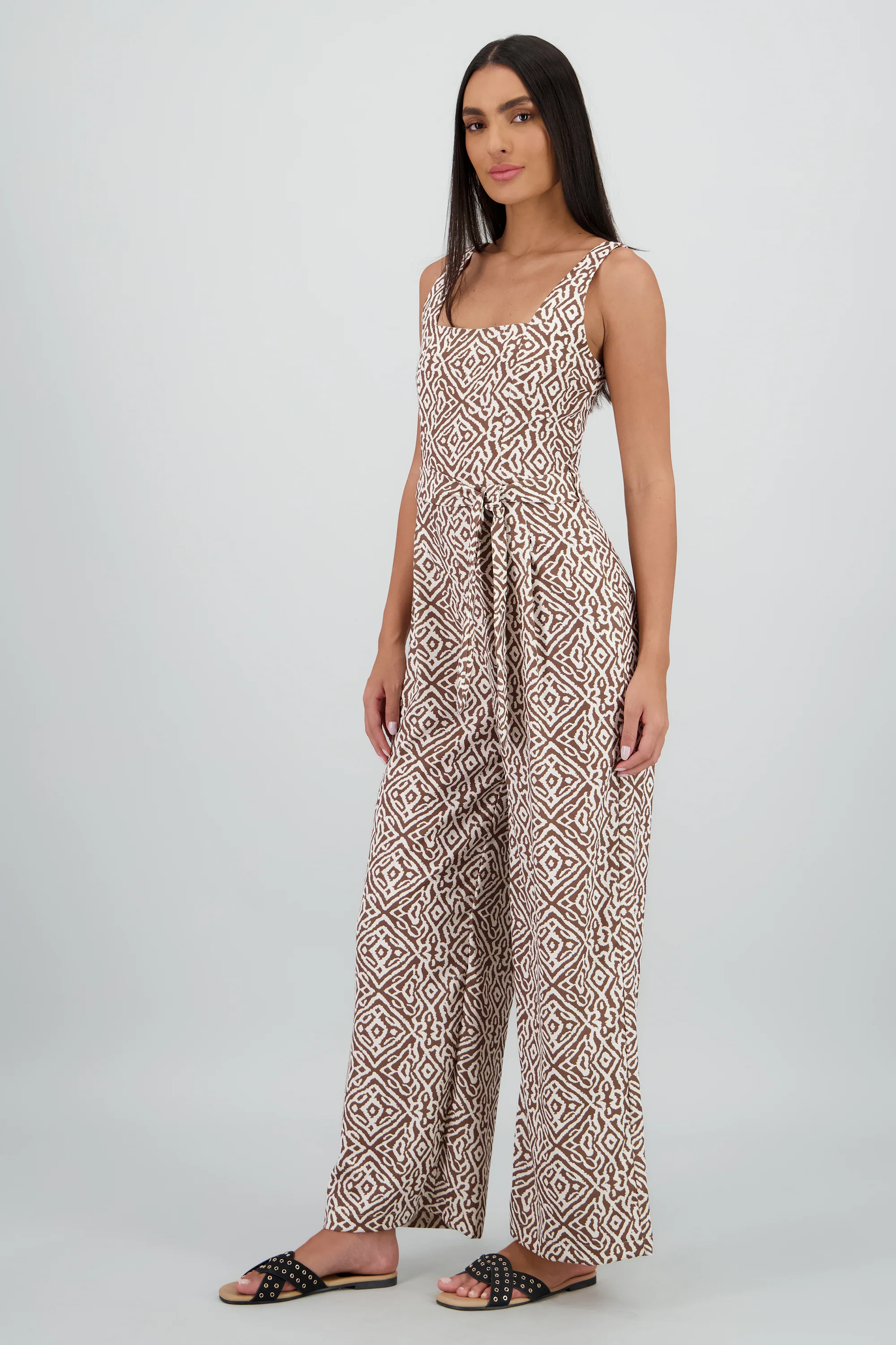 Jumpsuit tirantes gruesos escote cuadrado - Image 3
