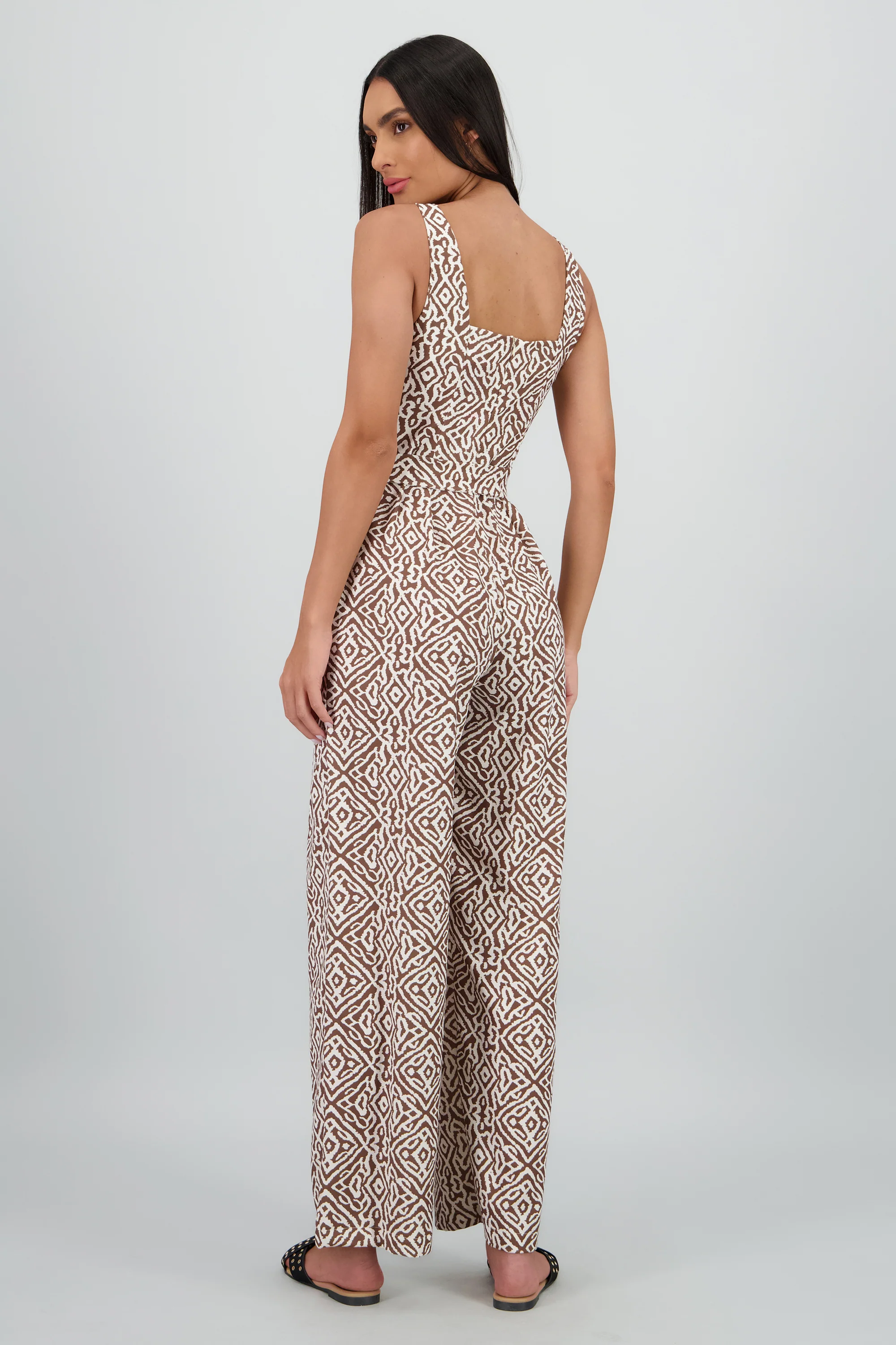 Jumpsuit tirantes gruesos escote cuadrado - Image 4