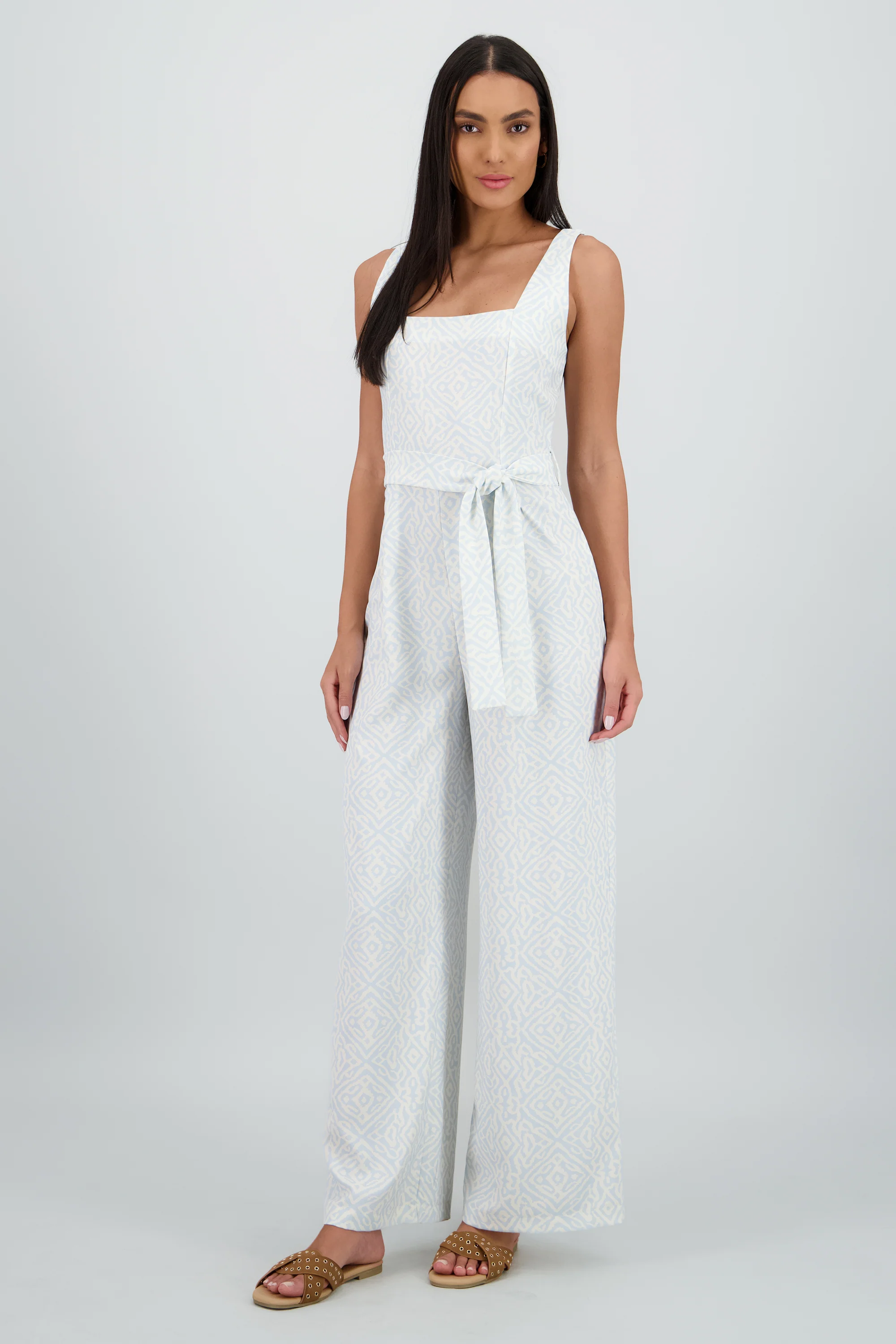 Jumpsuit tirantes gruesos escote cuadrado - Image 2