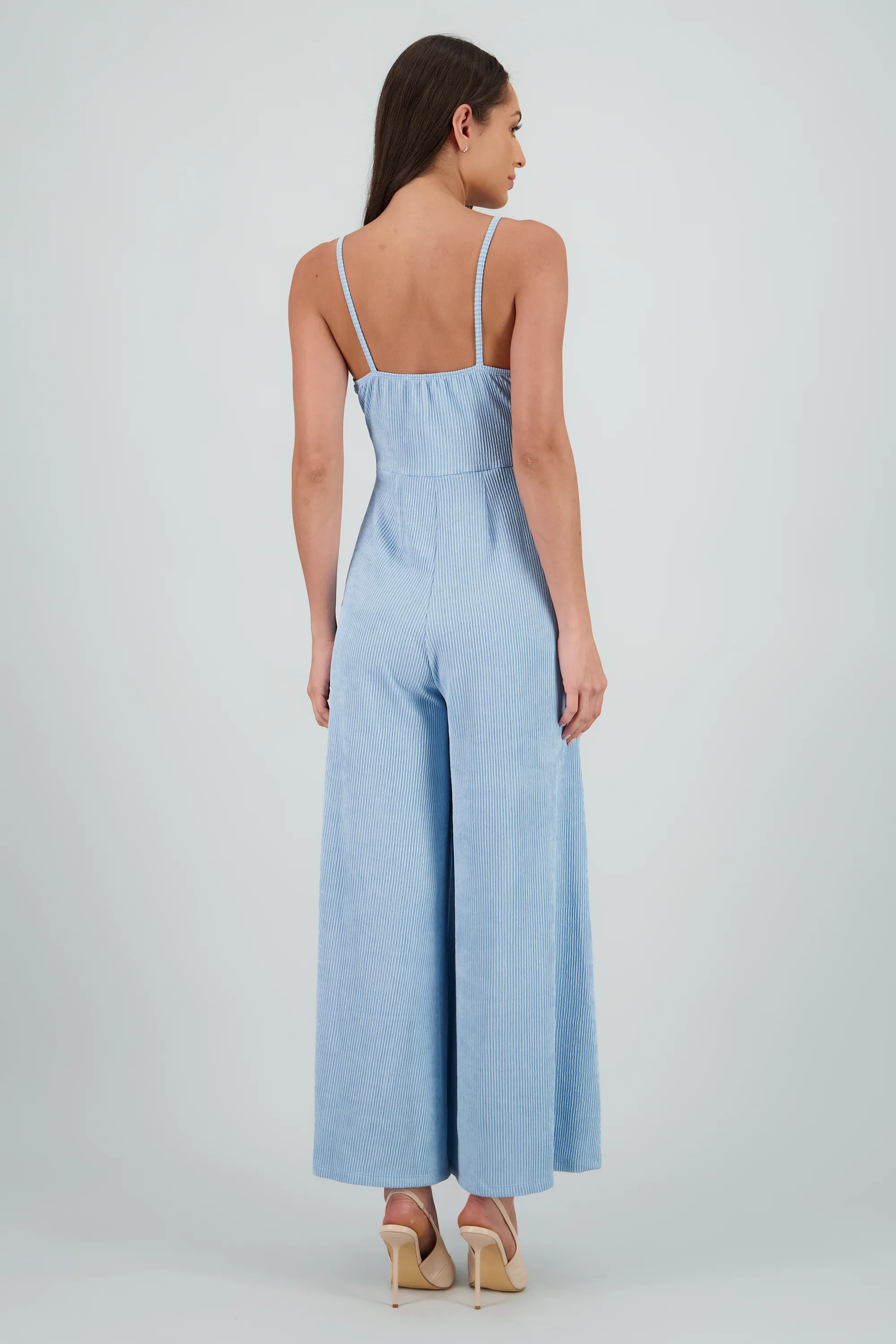 JUmpsuit tirantes wide leg textura - Image 4