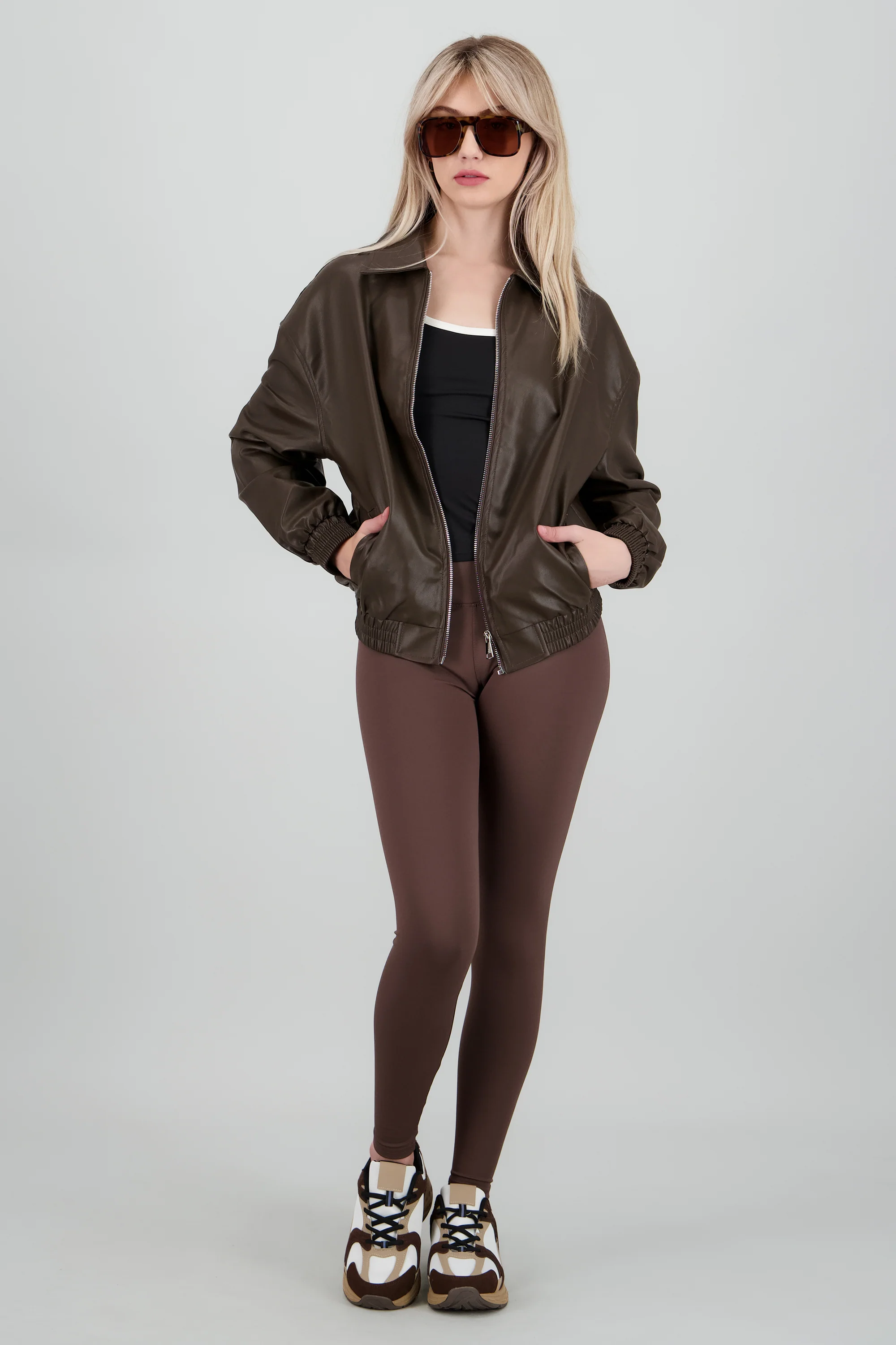 Leggings deportivos skinny detalle pretina