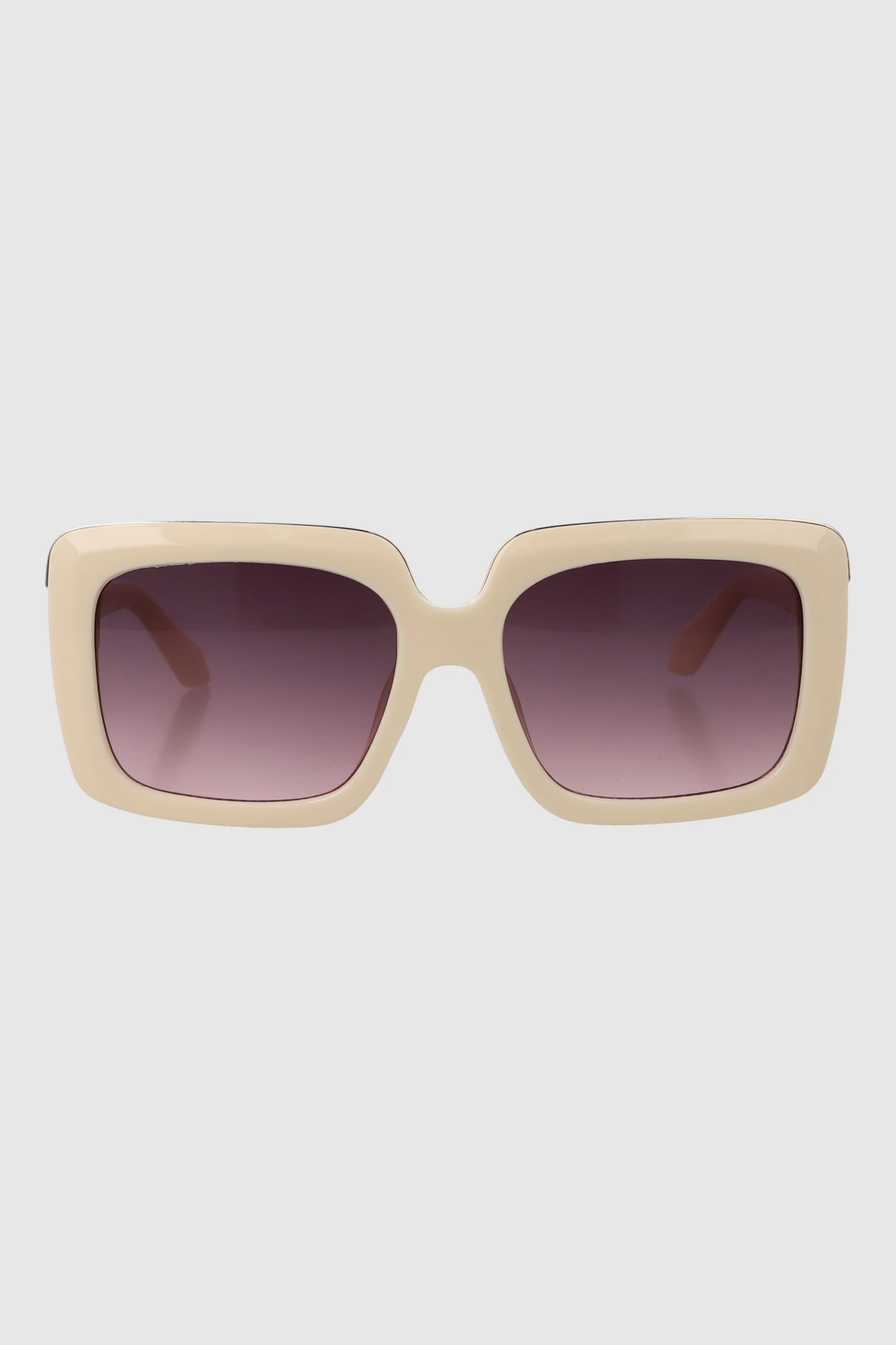Lente rectangular con linea metalica