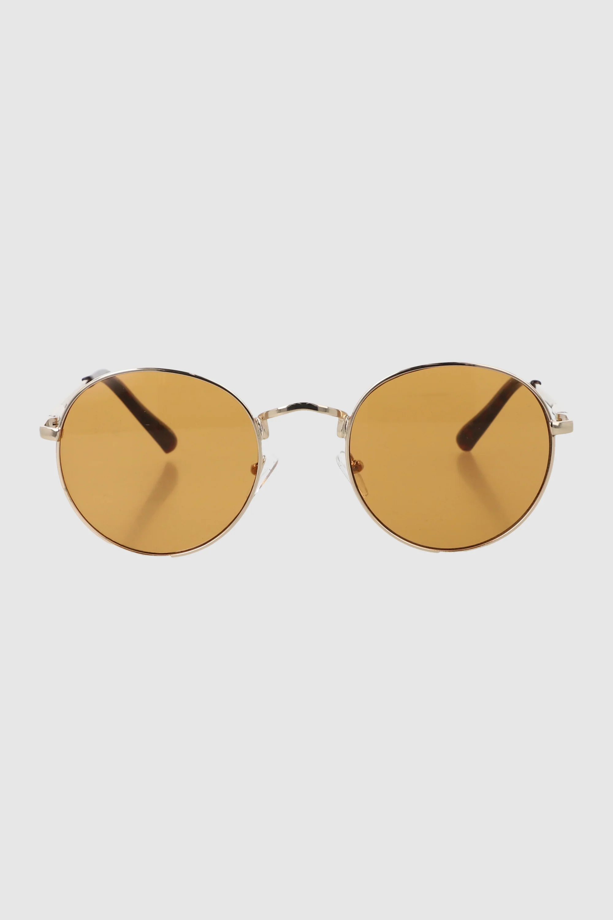 Lentes circulo color metal