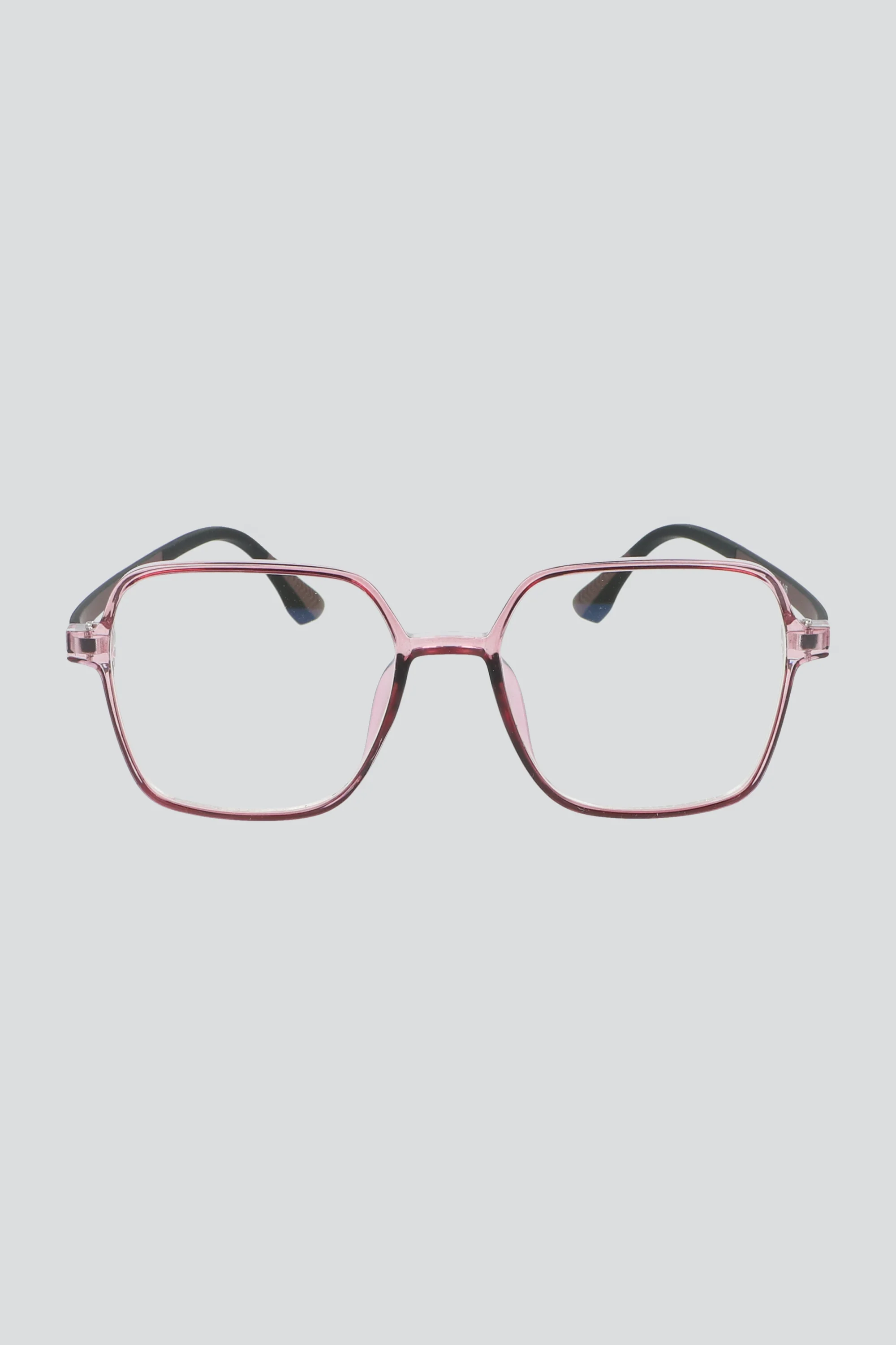 Lentes oversize armazón delgado luz azul