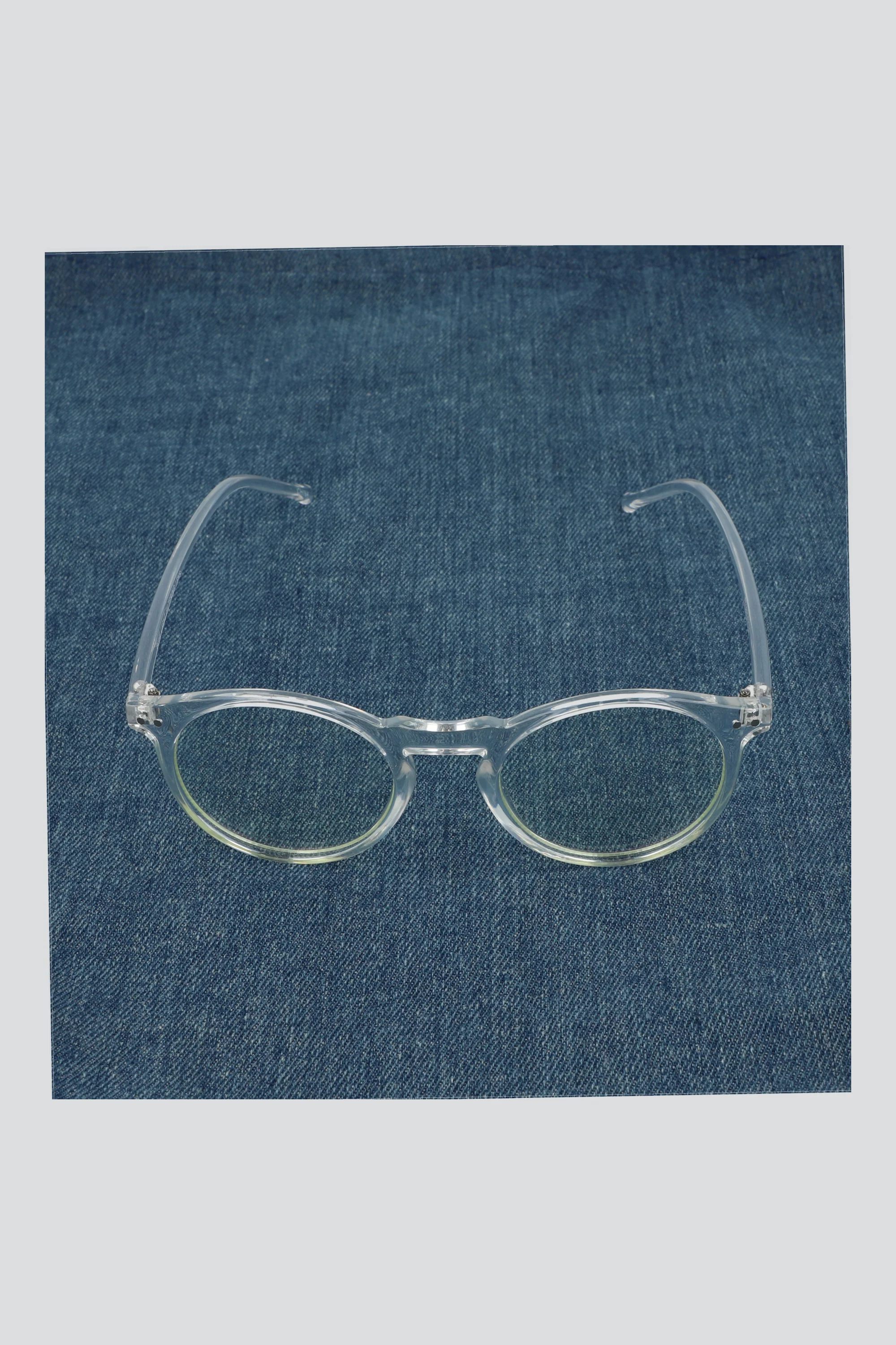 Lentes redondos marco acetato luz azul - Image 2