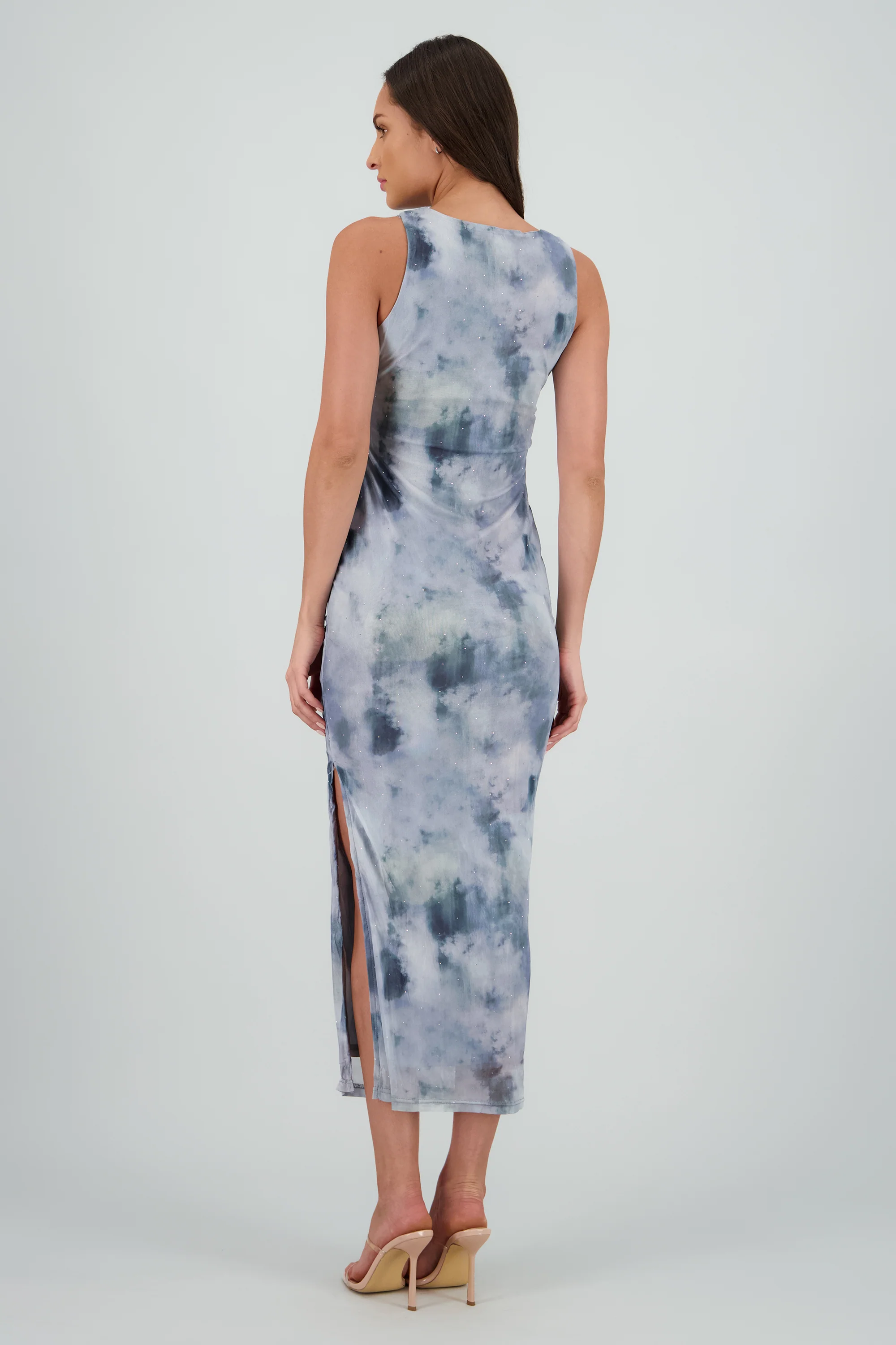 Maxi vestido fruncido cintura - Image 4