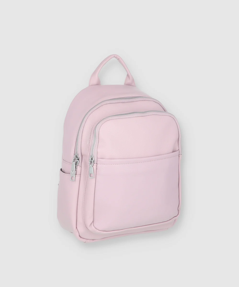 Mochila Efecto Piel Cremalleras - Image 3