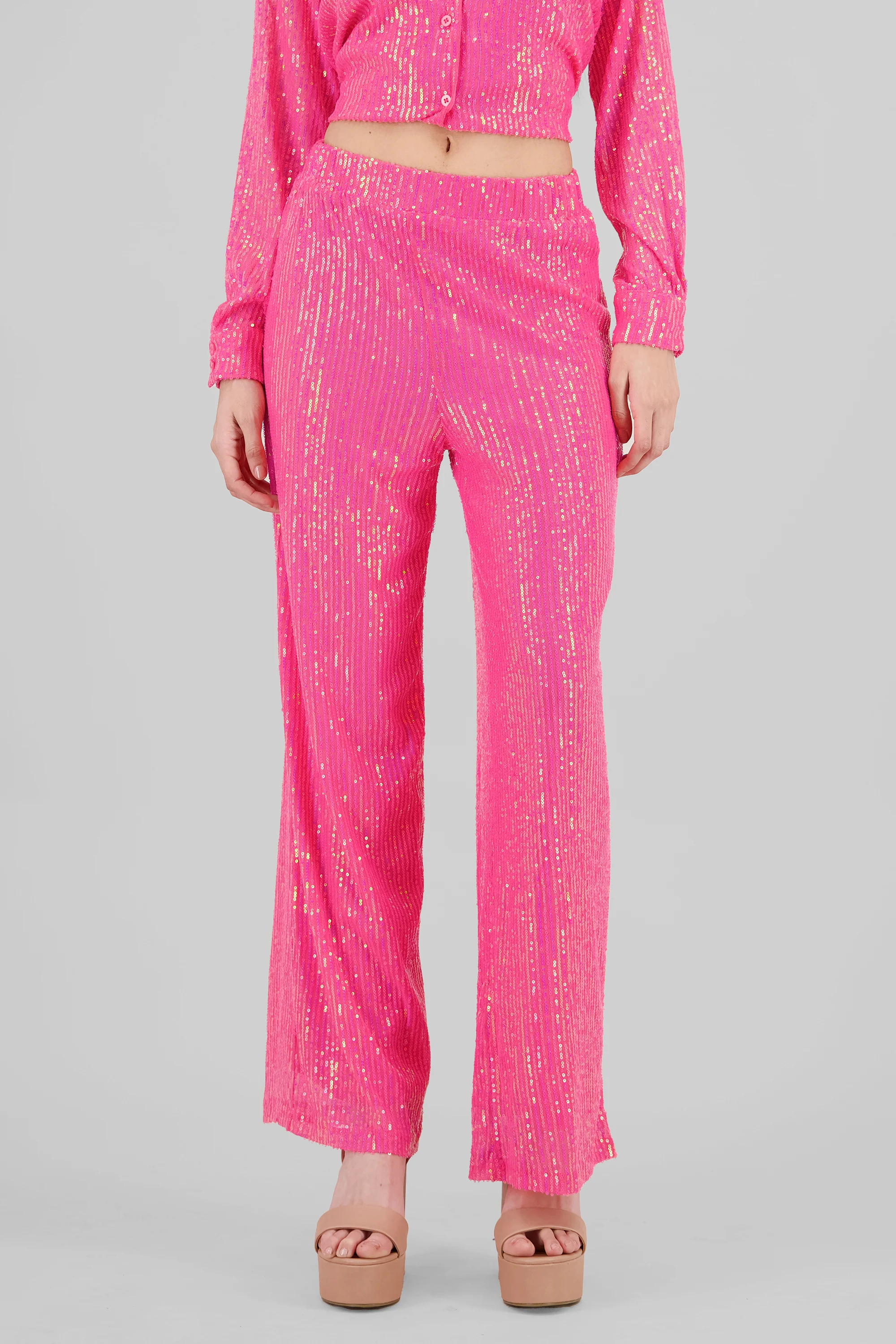 Pantalon amplio brillos - Image 2