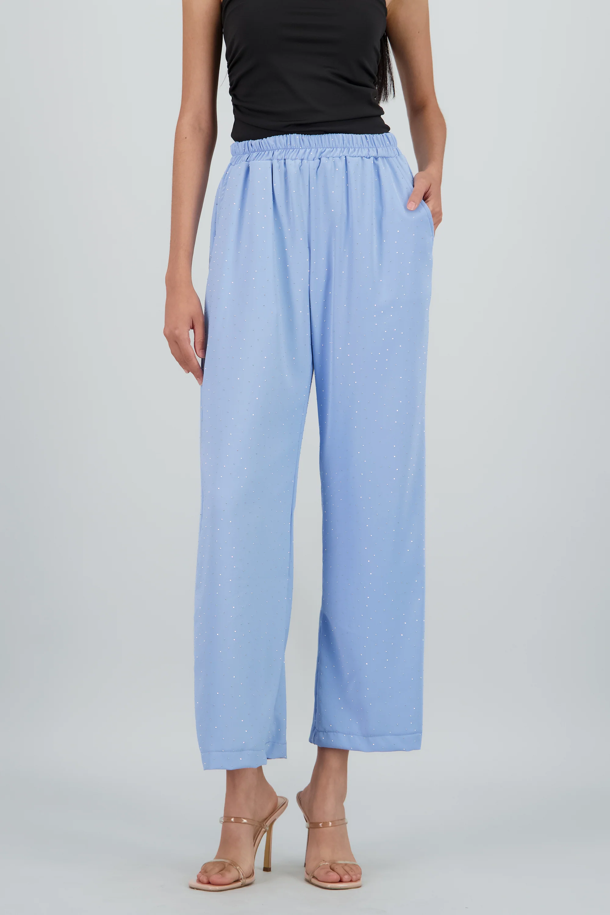 Pantalon amplio brillos - Image 2