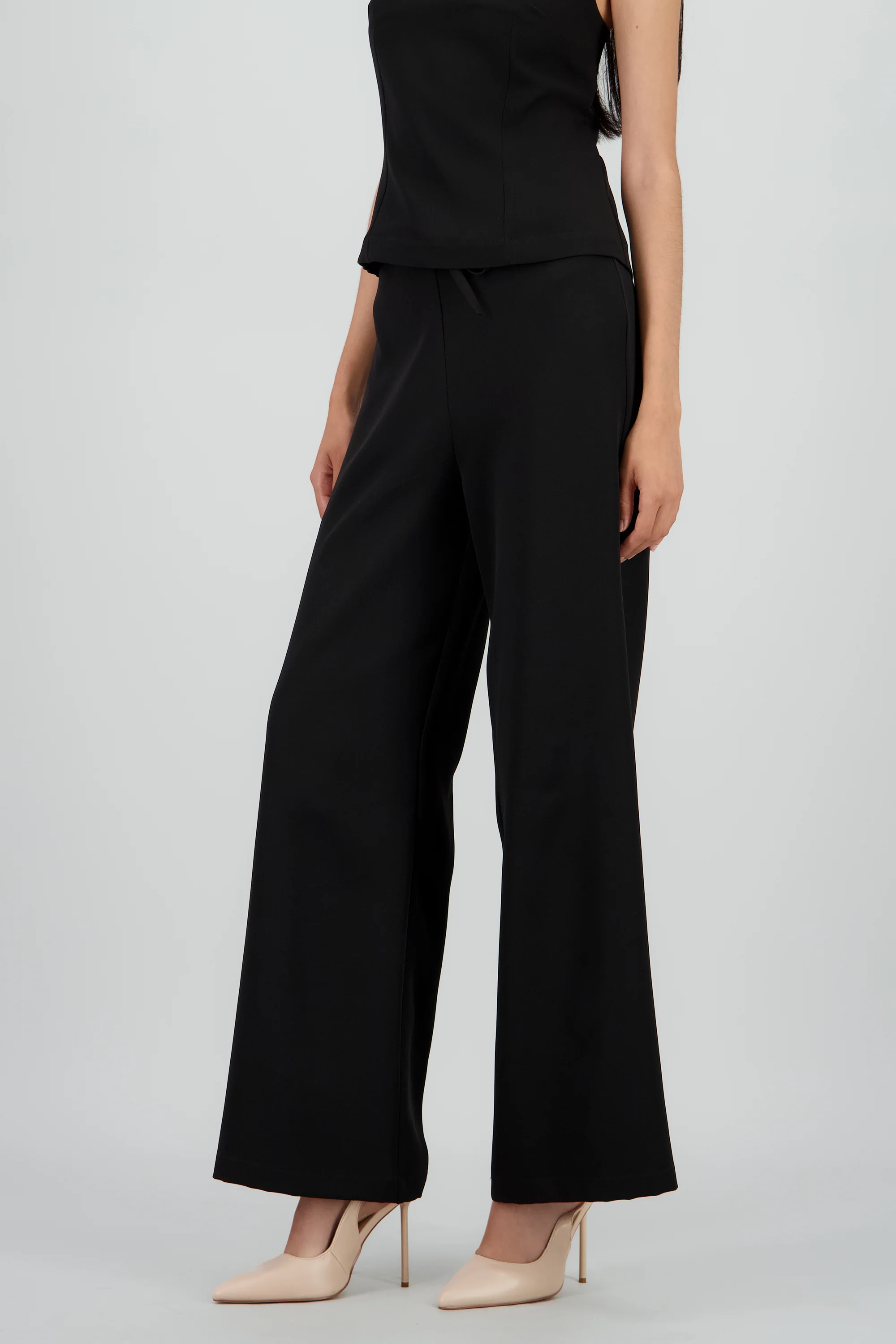Pantalon amplio detalle laso - Image 3