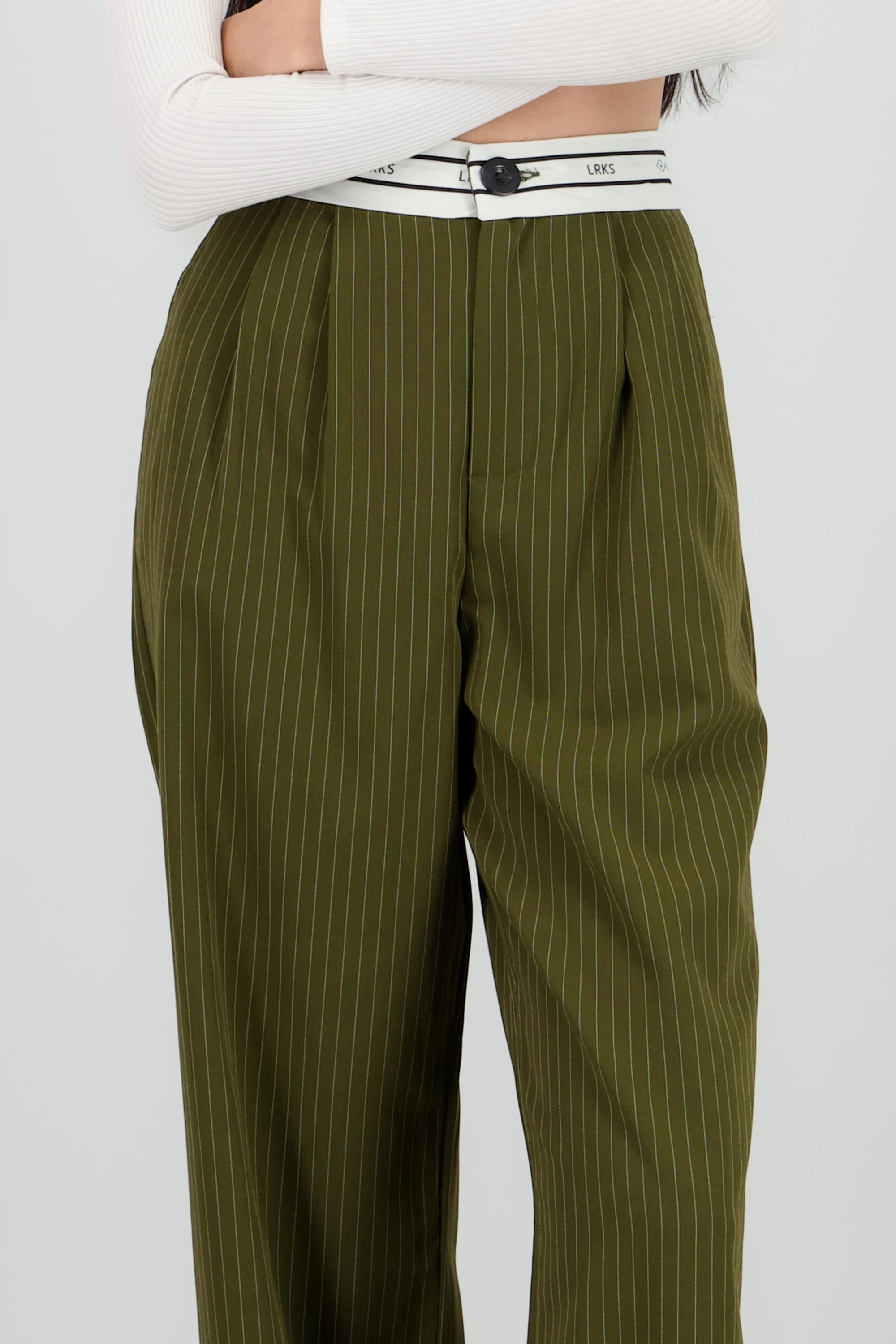 Pantalon amplio detalle pretina - Image 5