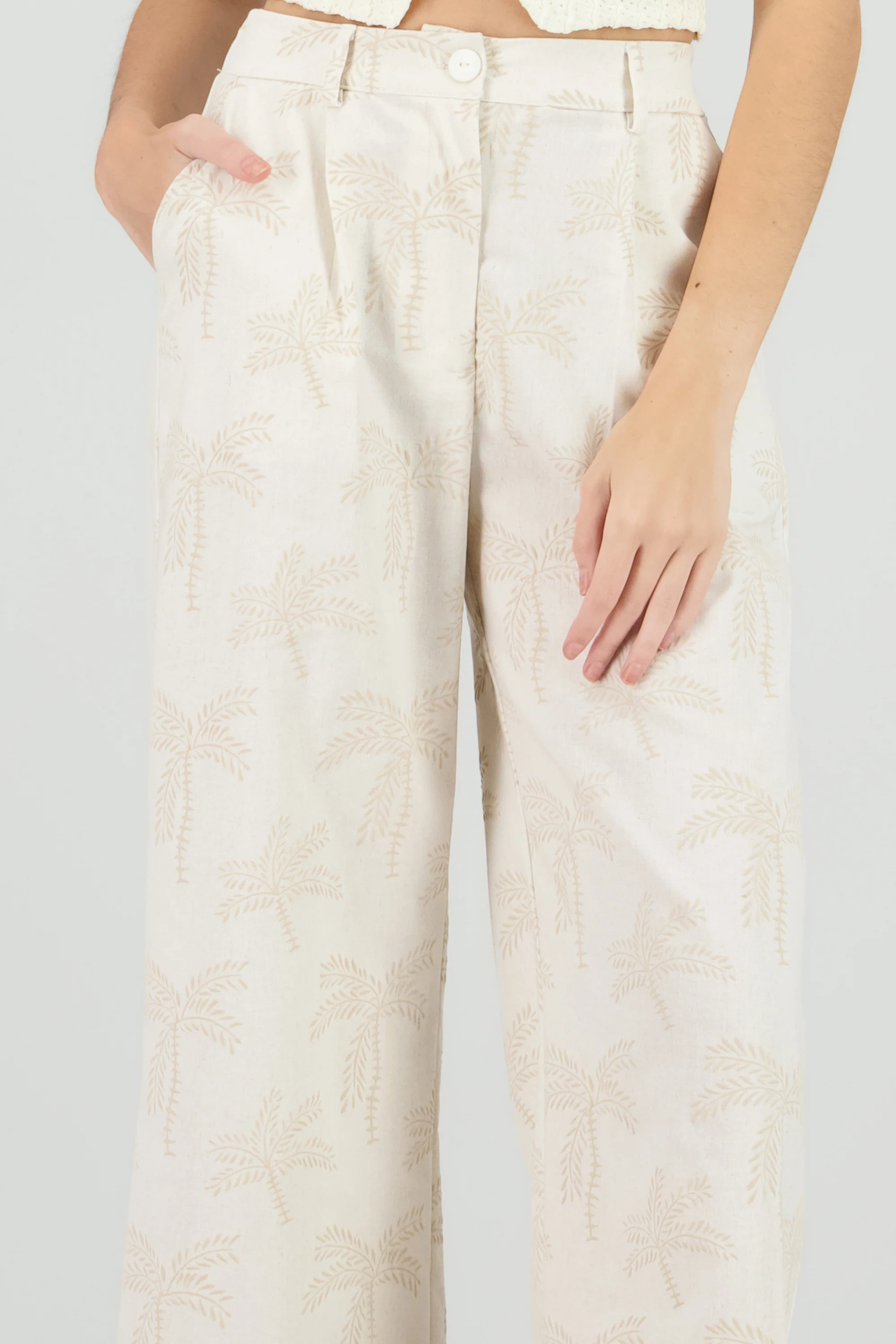 Pantalon amplio detalle textura - Image 5