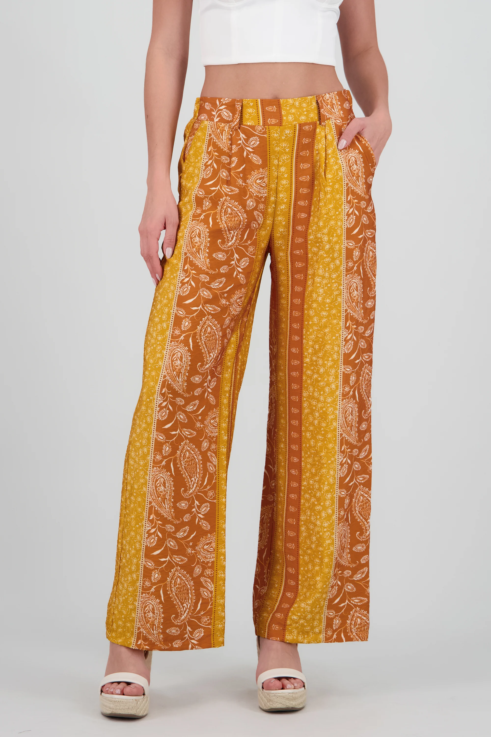 Pantalon amplio estampado boho - Image 2