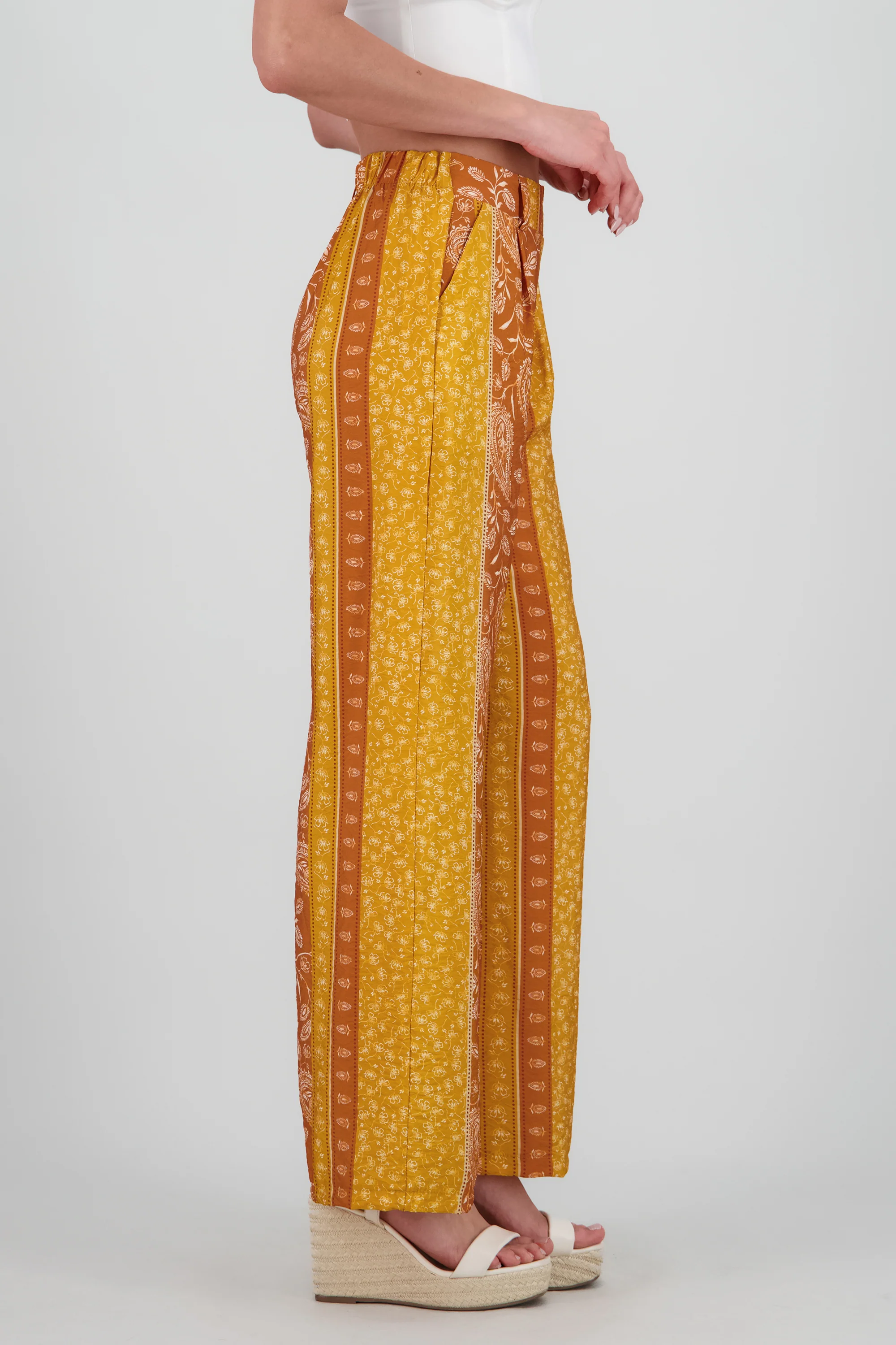 Pantalon amplio estampado boho - Image 3