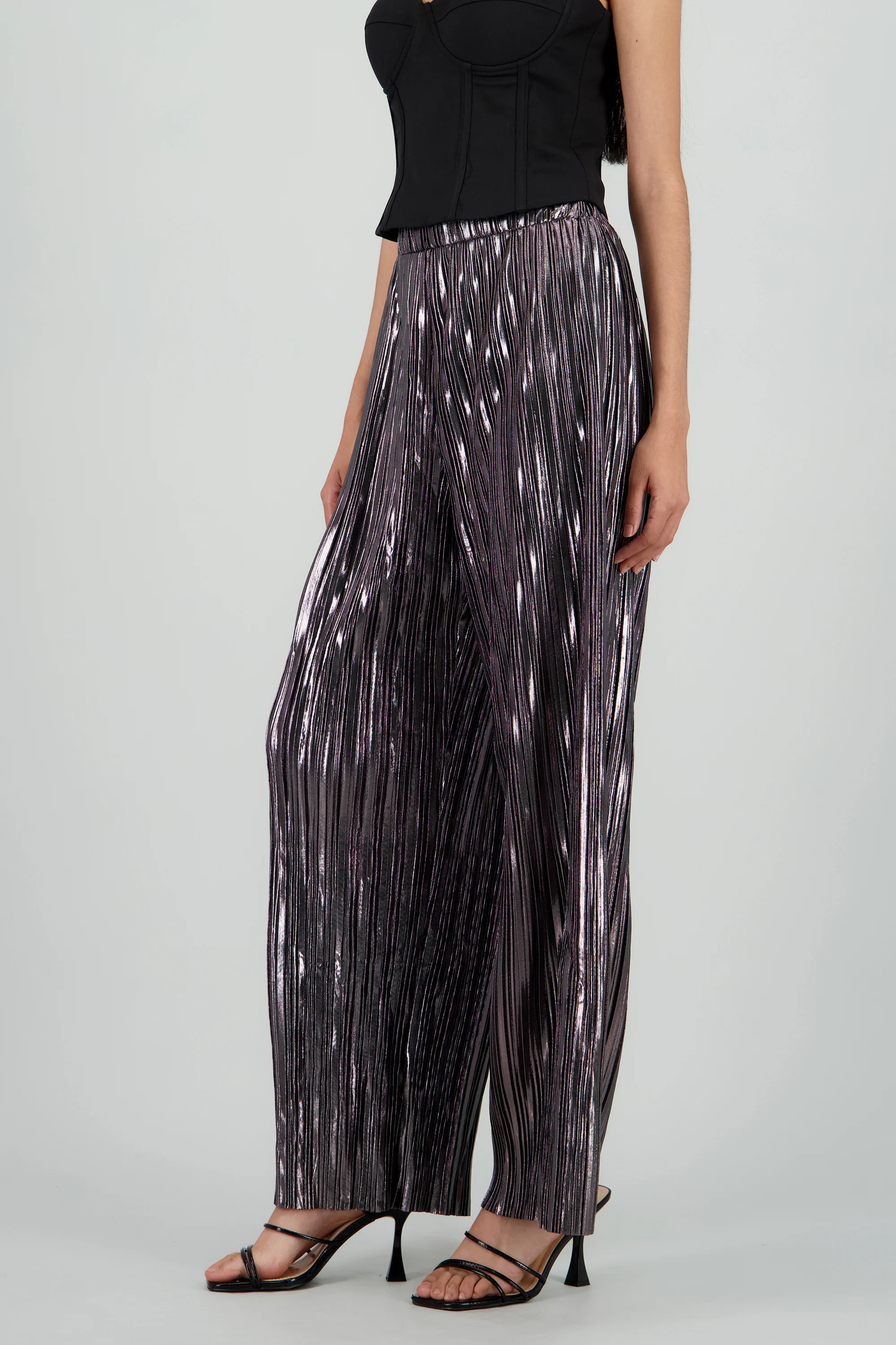 Pantalon amplio lentejuelas - Image 3