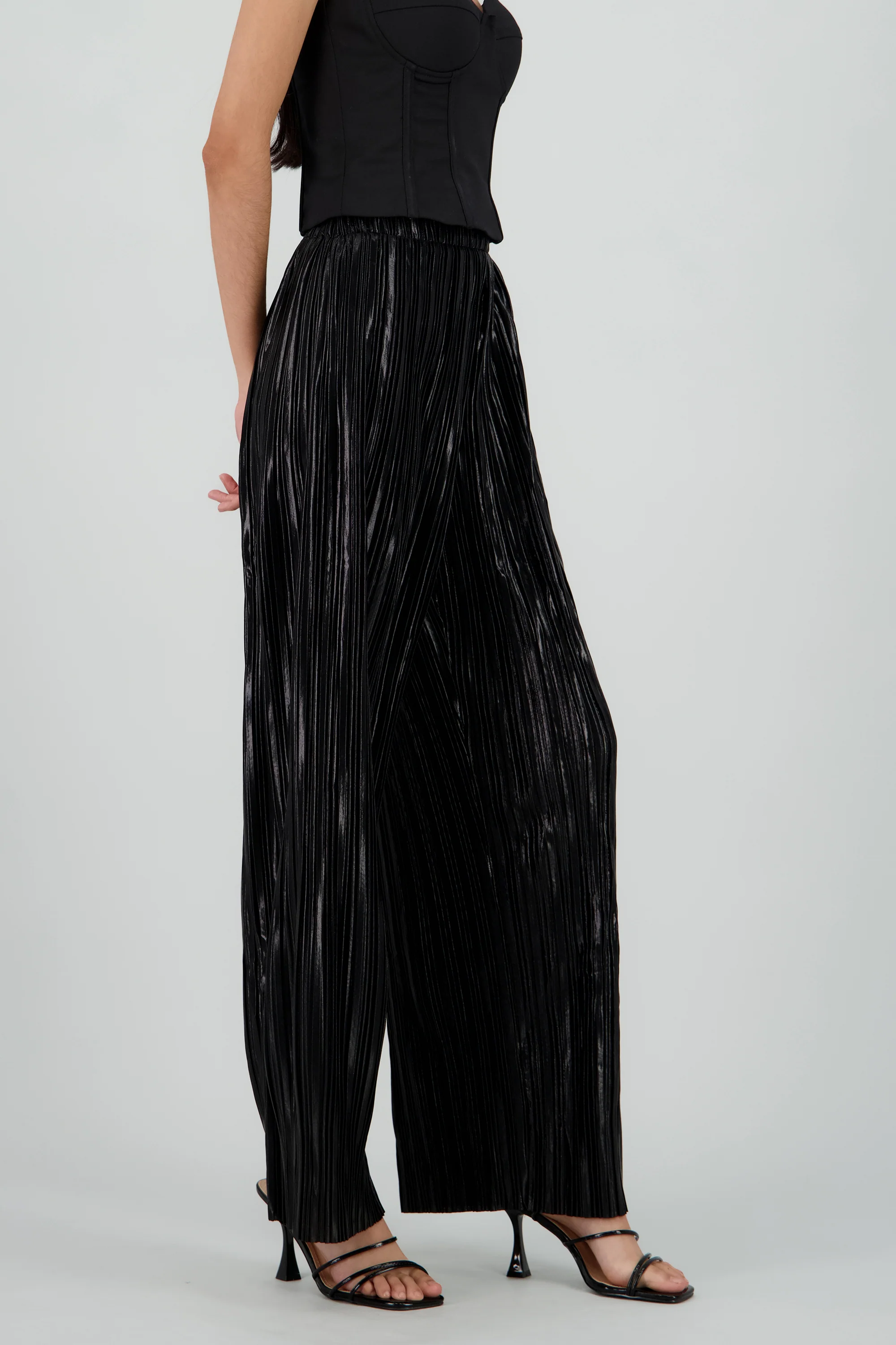 Pantalon amplio lentejuelas - Image 3