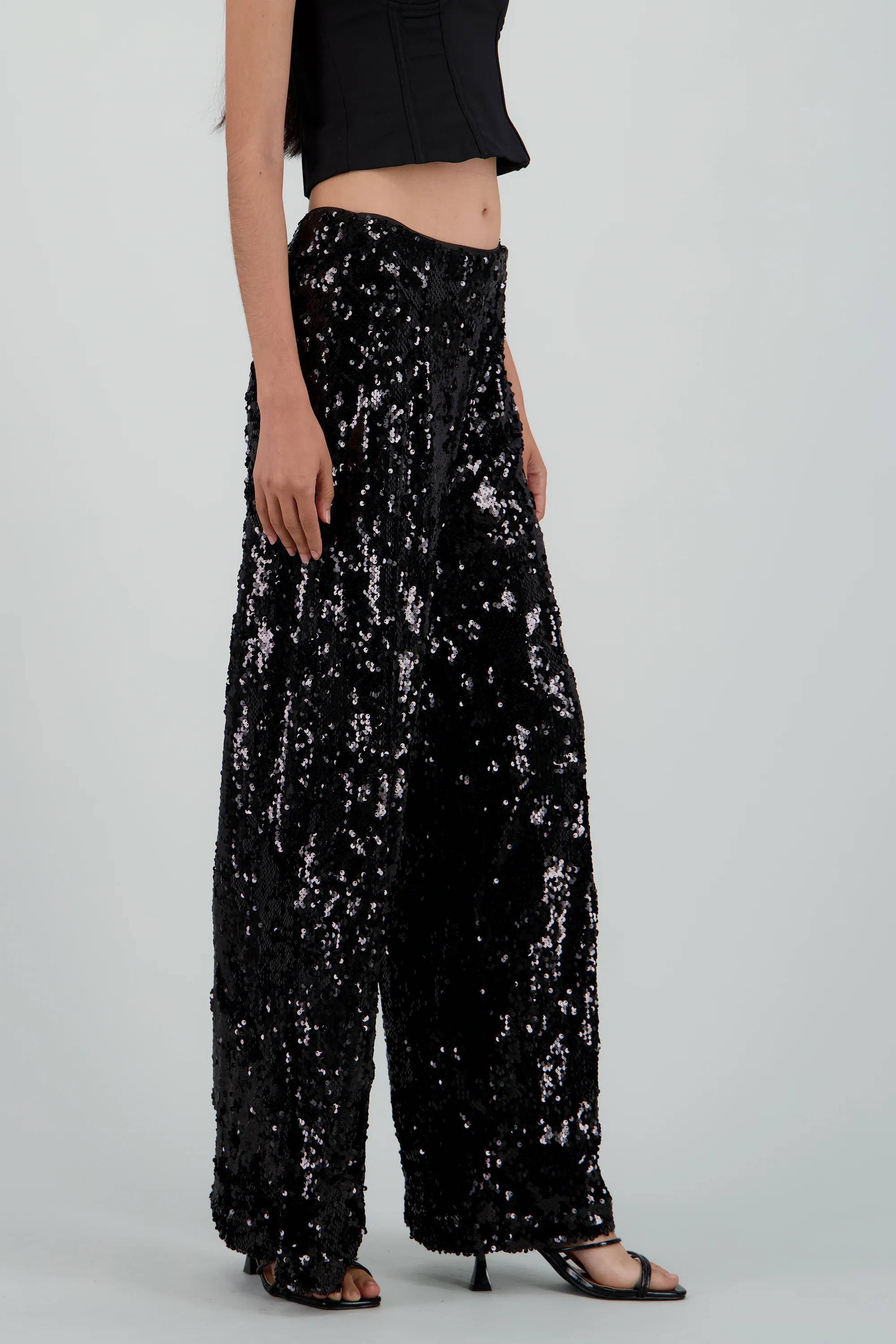 PANTALON AMPLIO LENTEJUELAS - Image 3
