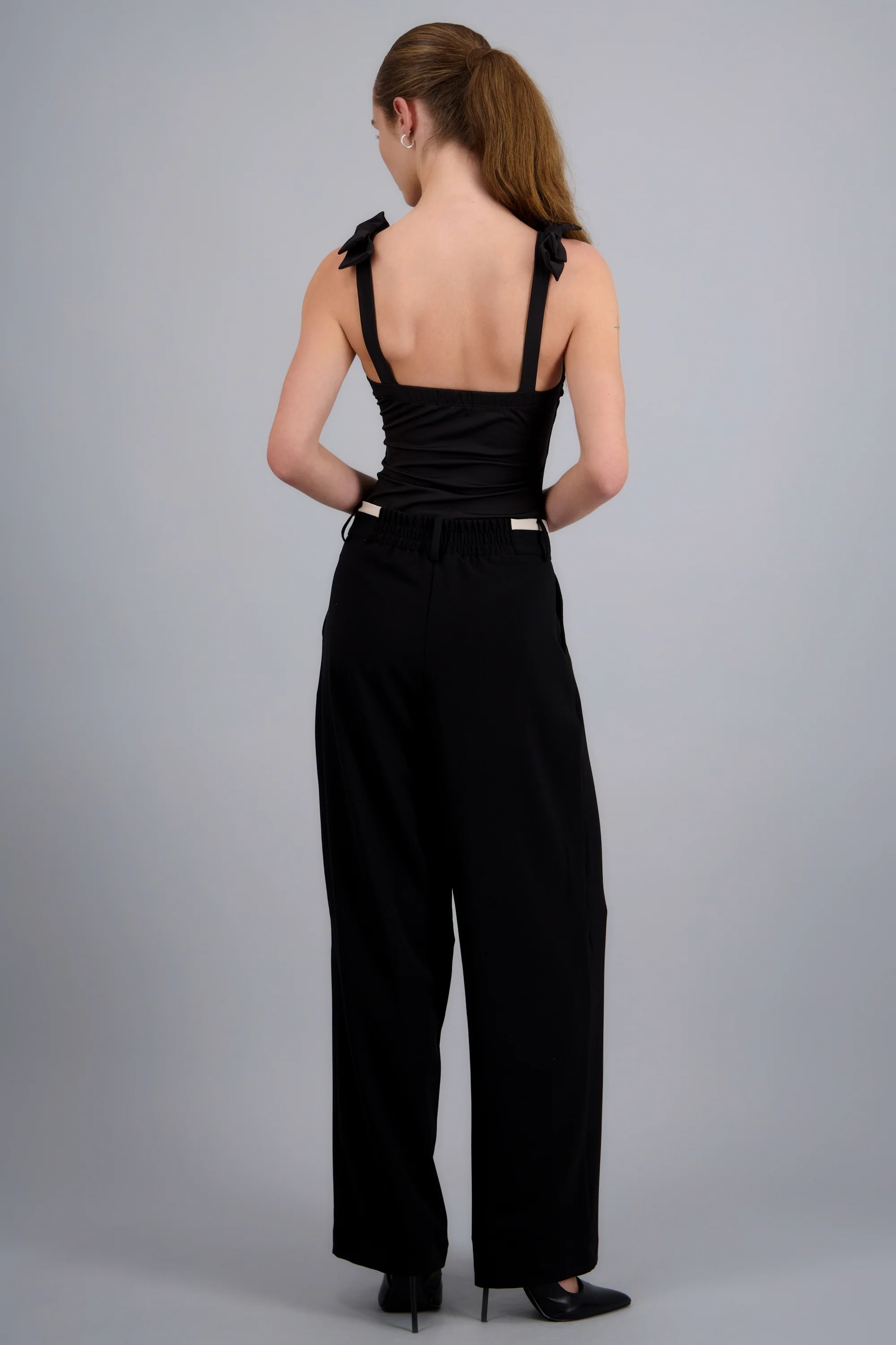 Pantalon contraste pinzas - Image 4