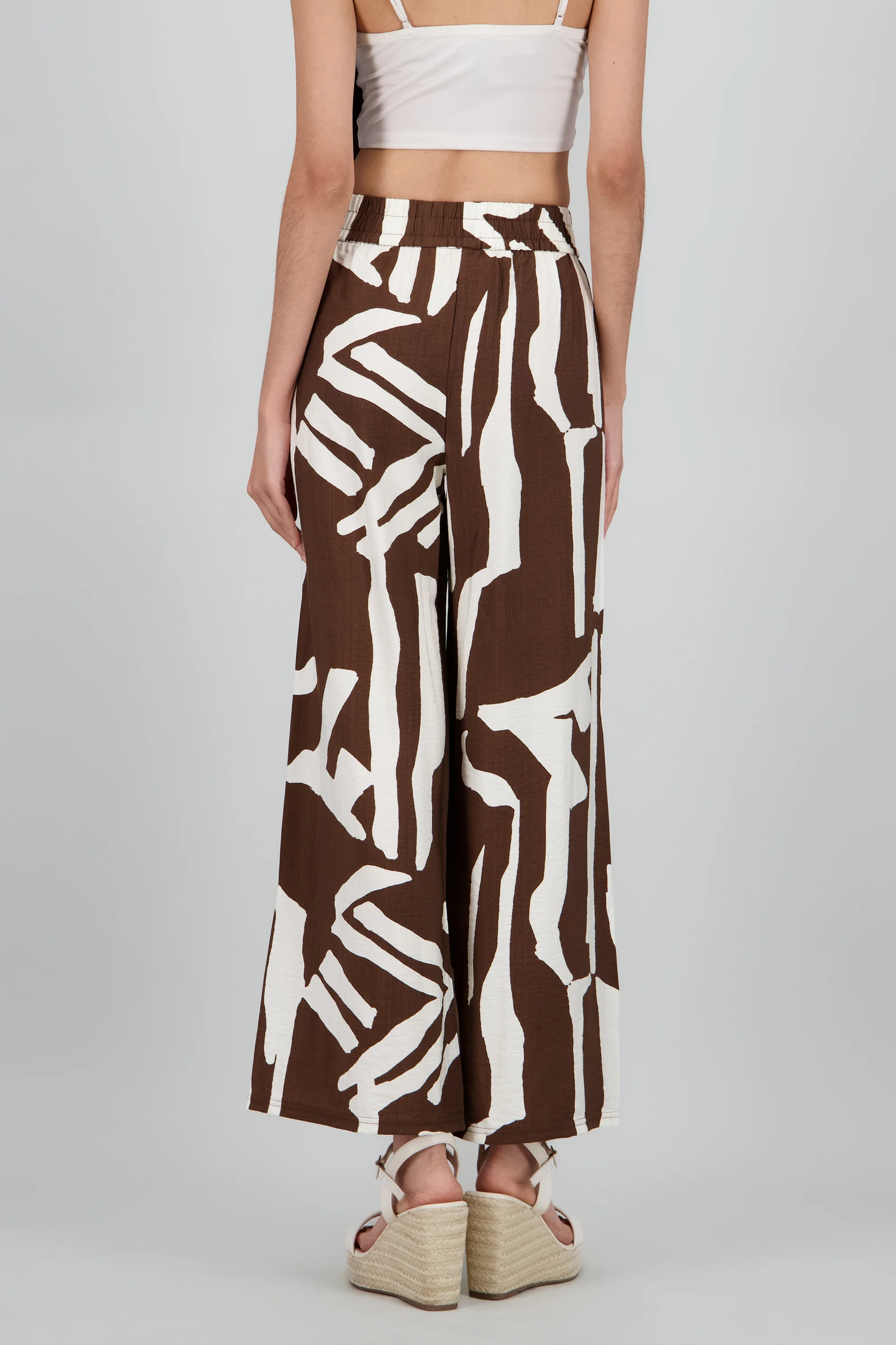 Pantalon estampado asimetrico - Image 4