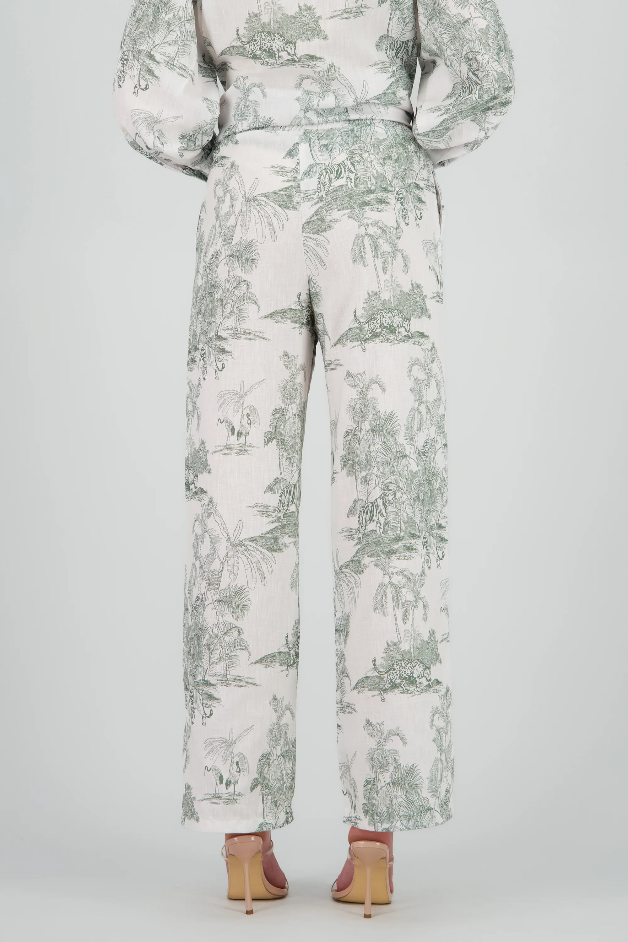 Pantalon estampado tropical - Image 4